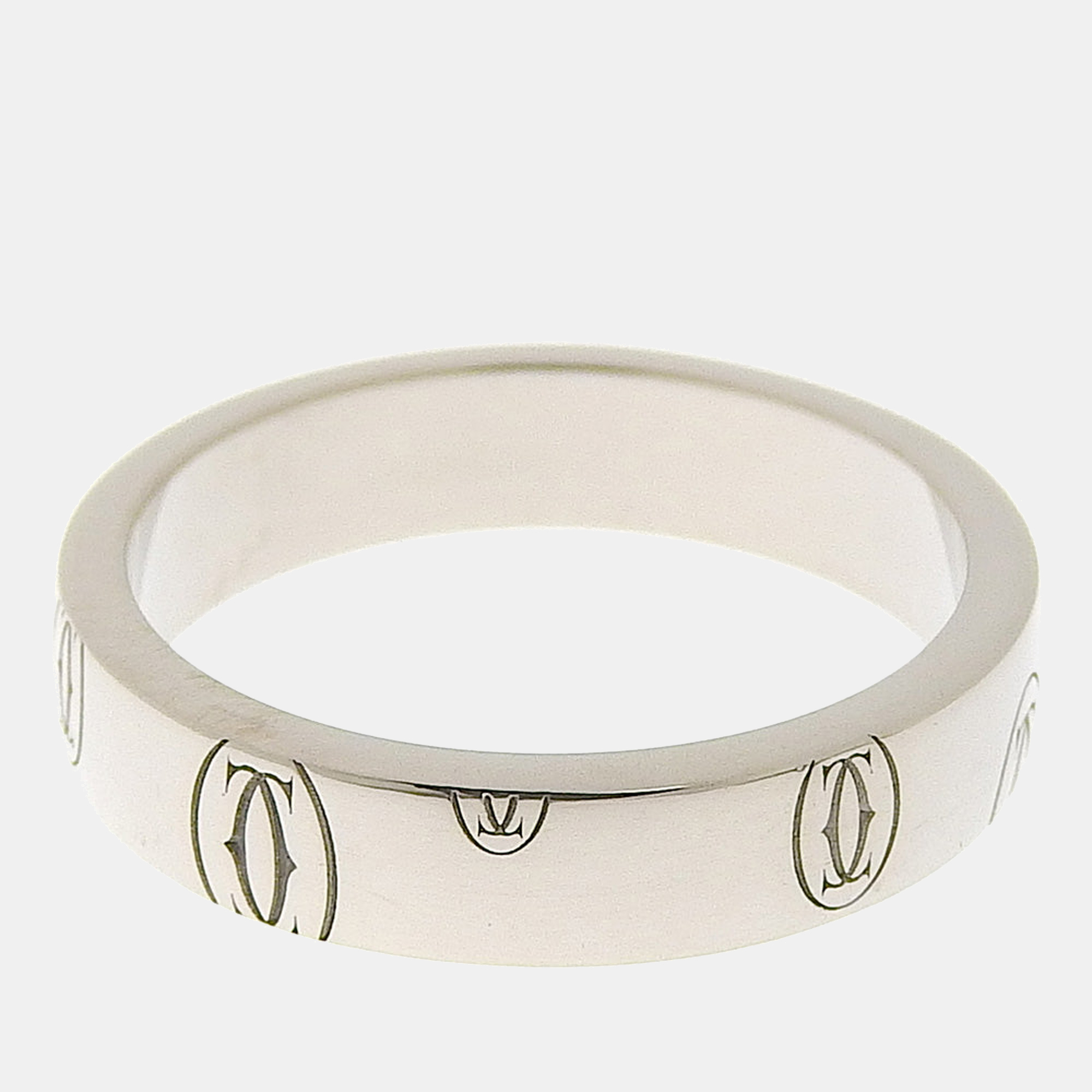 

Cartier Happy Birthday 18K White Gold Ring EU 49