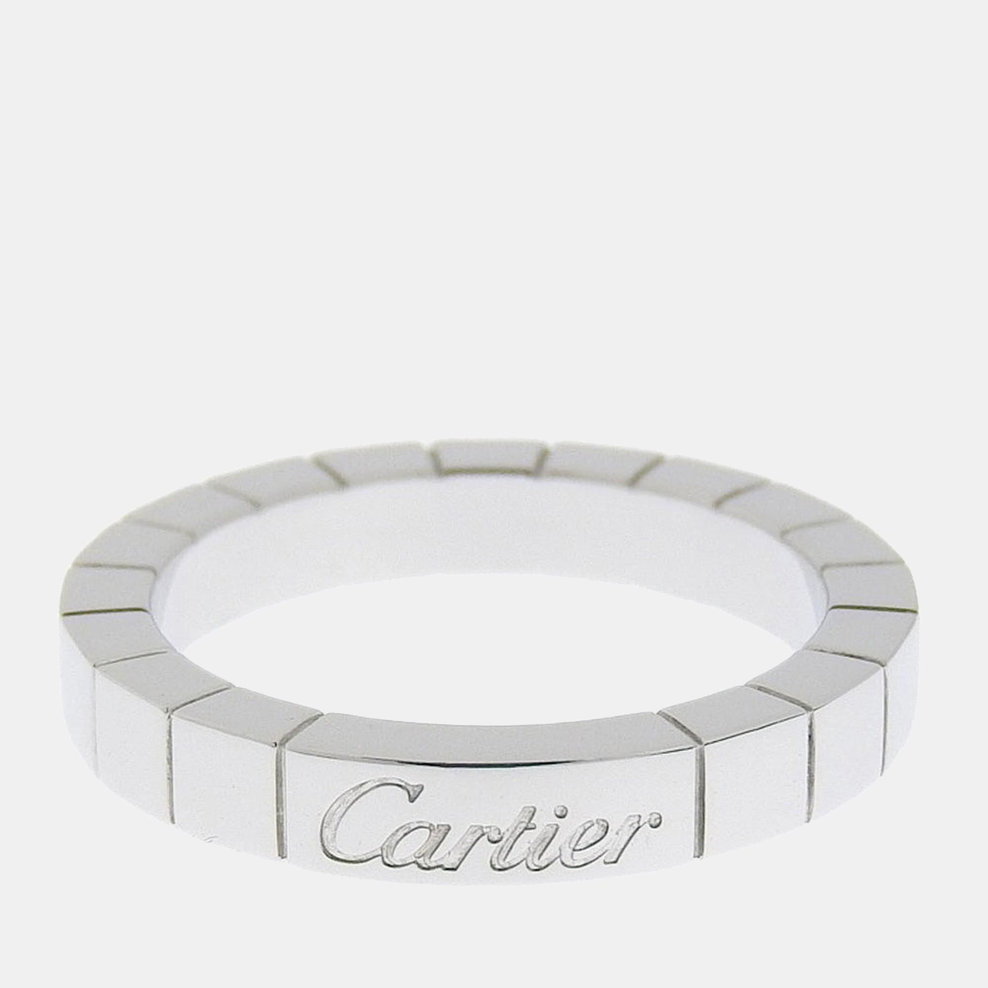 

Cartier Lanieres 18K White Gold Ring EU 49