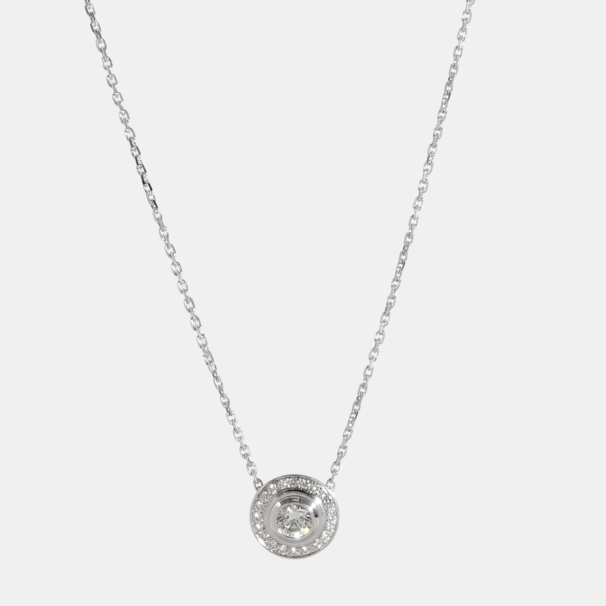 

Cartier D'Amour Necklace in 18k White Gold 0.30 CTW