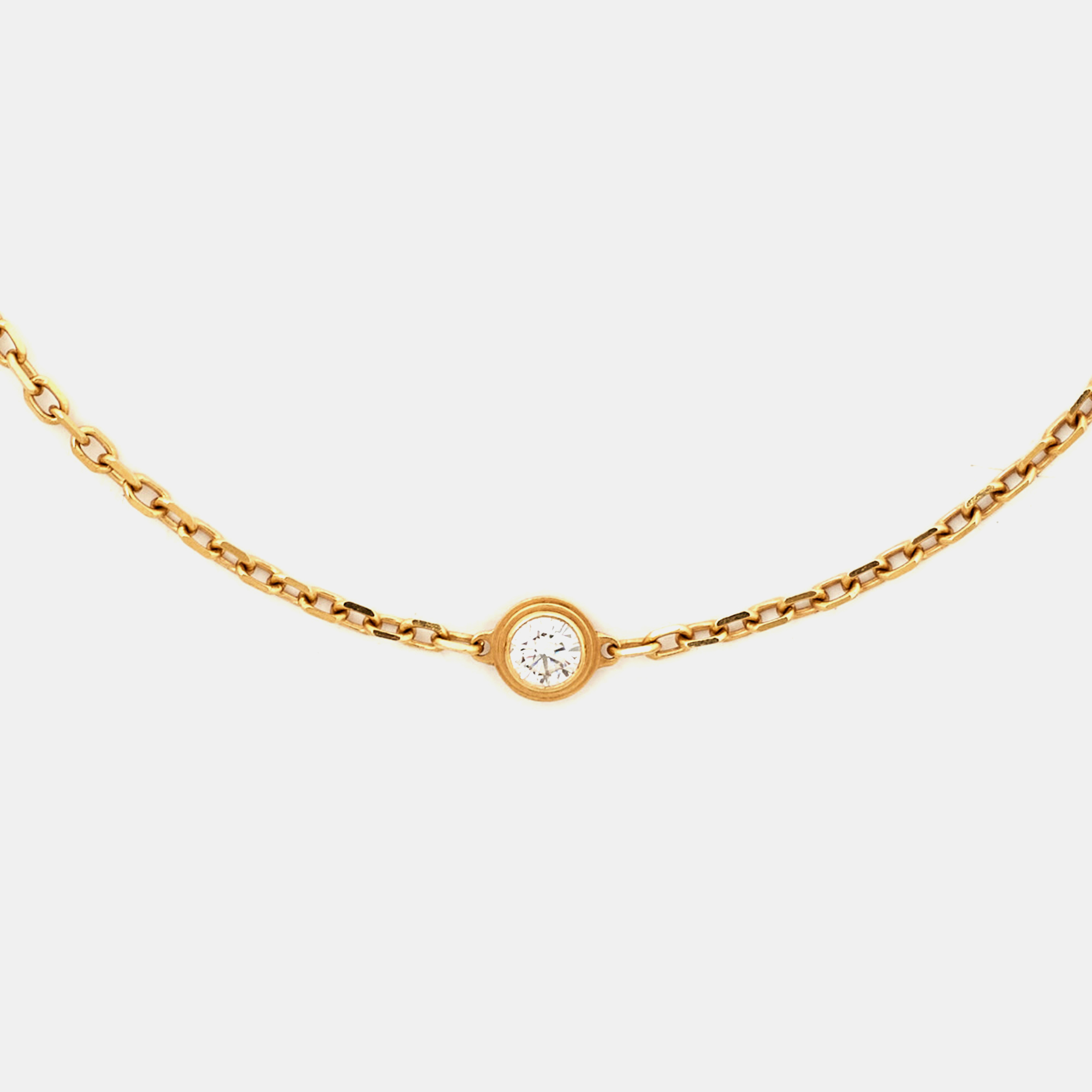 

Cartier d'Amour Diamond 18K Yellow Gold Small Model Bracelet