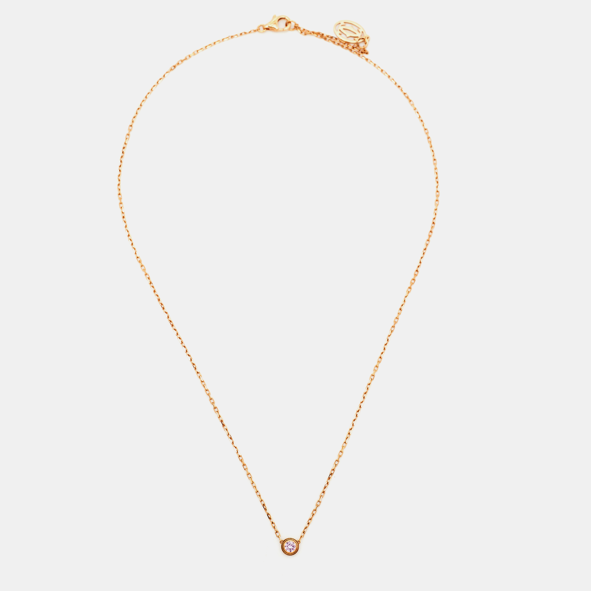 

Cartier d'Amour Pink Sapphire 18K Rose Gold Necklace