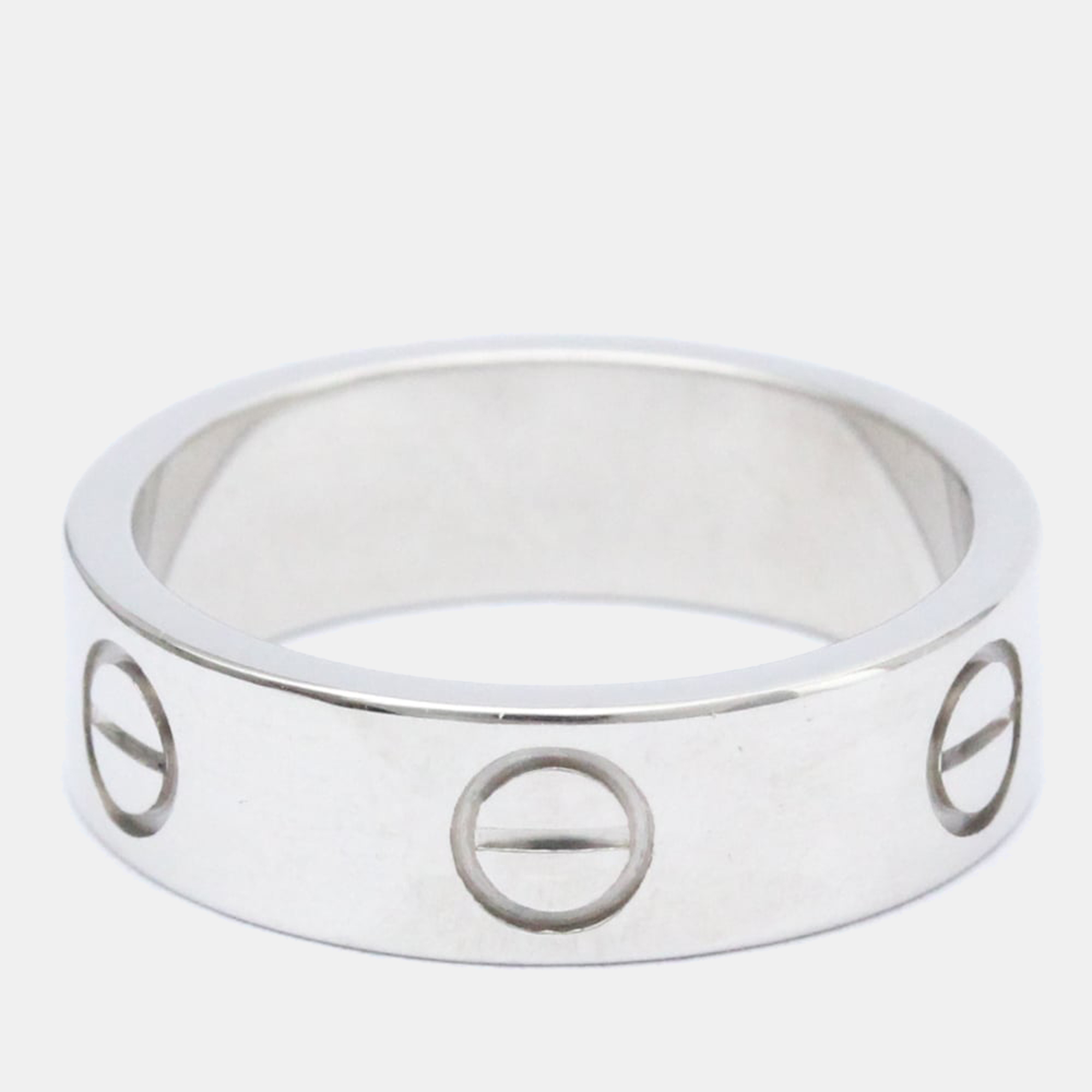 

Cartier Love 18K White Gold Ring EU 52
