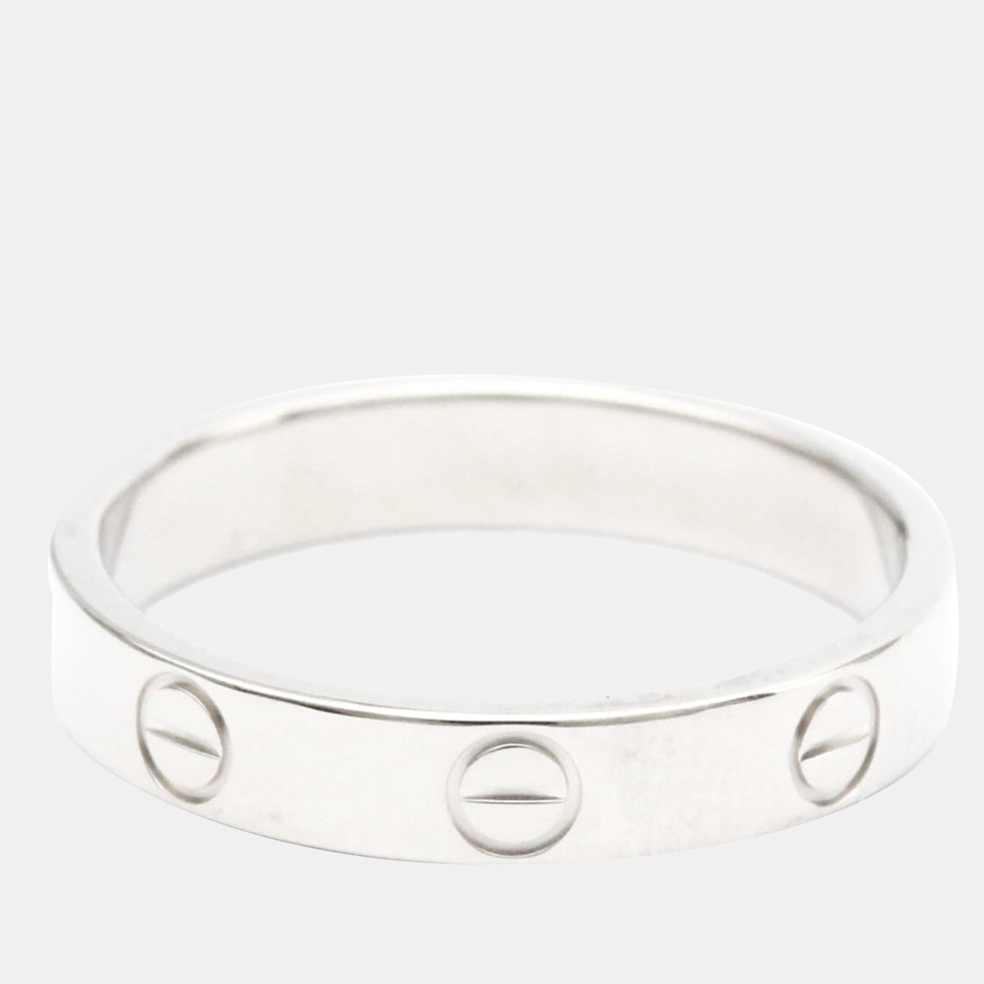 

Cartier Love 18K White Gold Ring EU 54