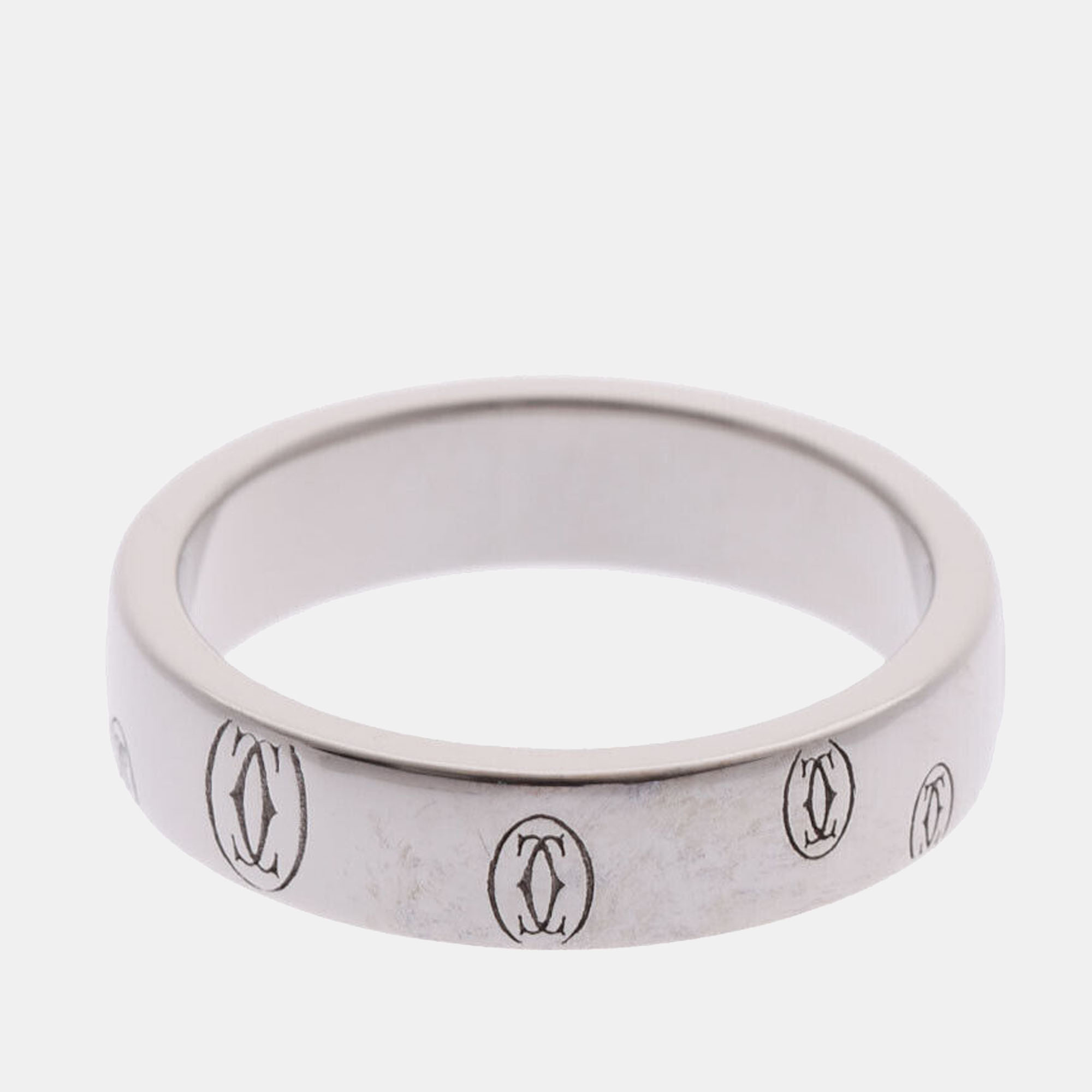 

Cartier Happy Birthday 18K White Gold Ring EU 46, Silver