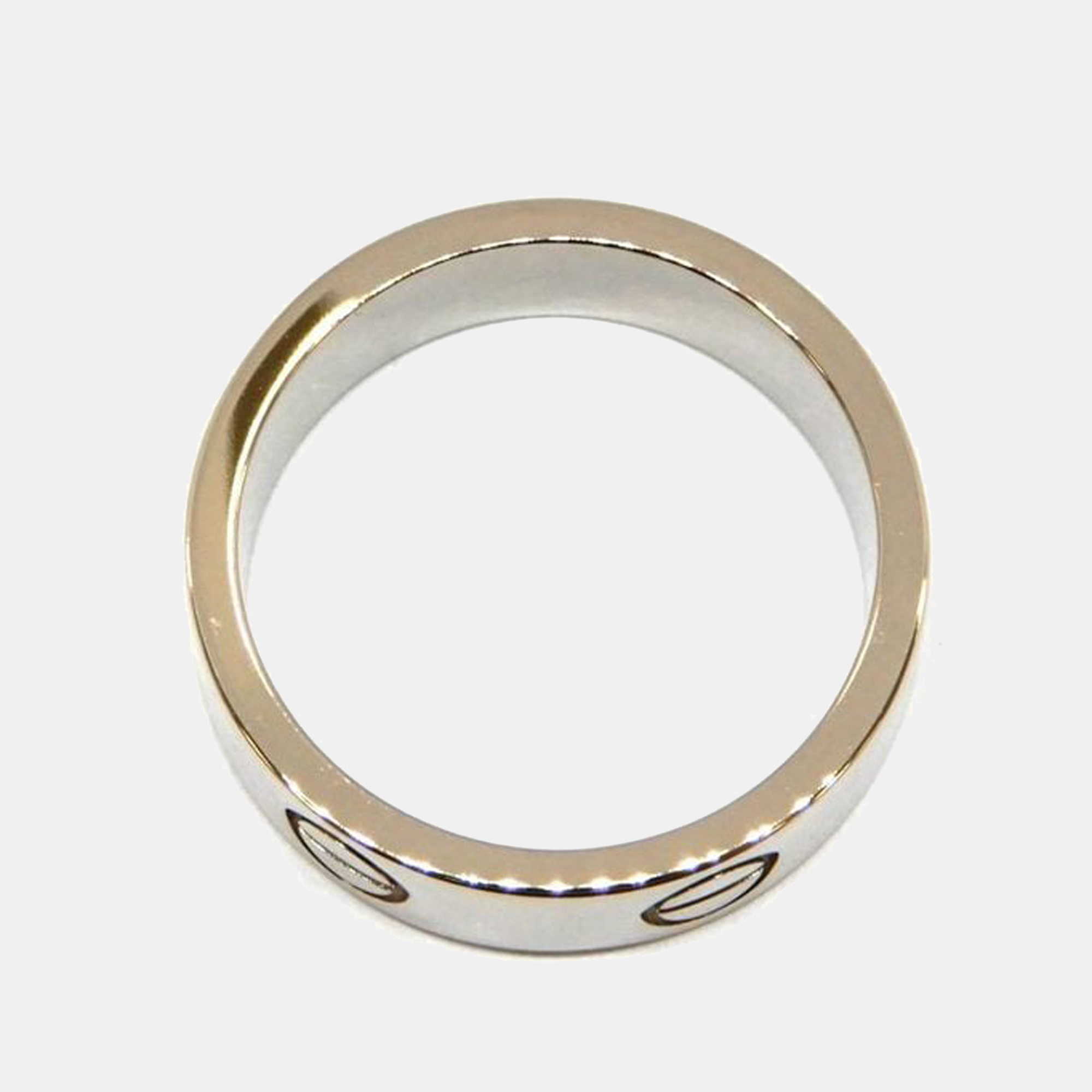 

Cartier Love 18K White Gold Ring EU 53