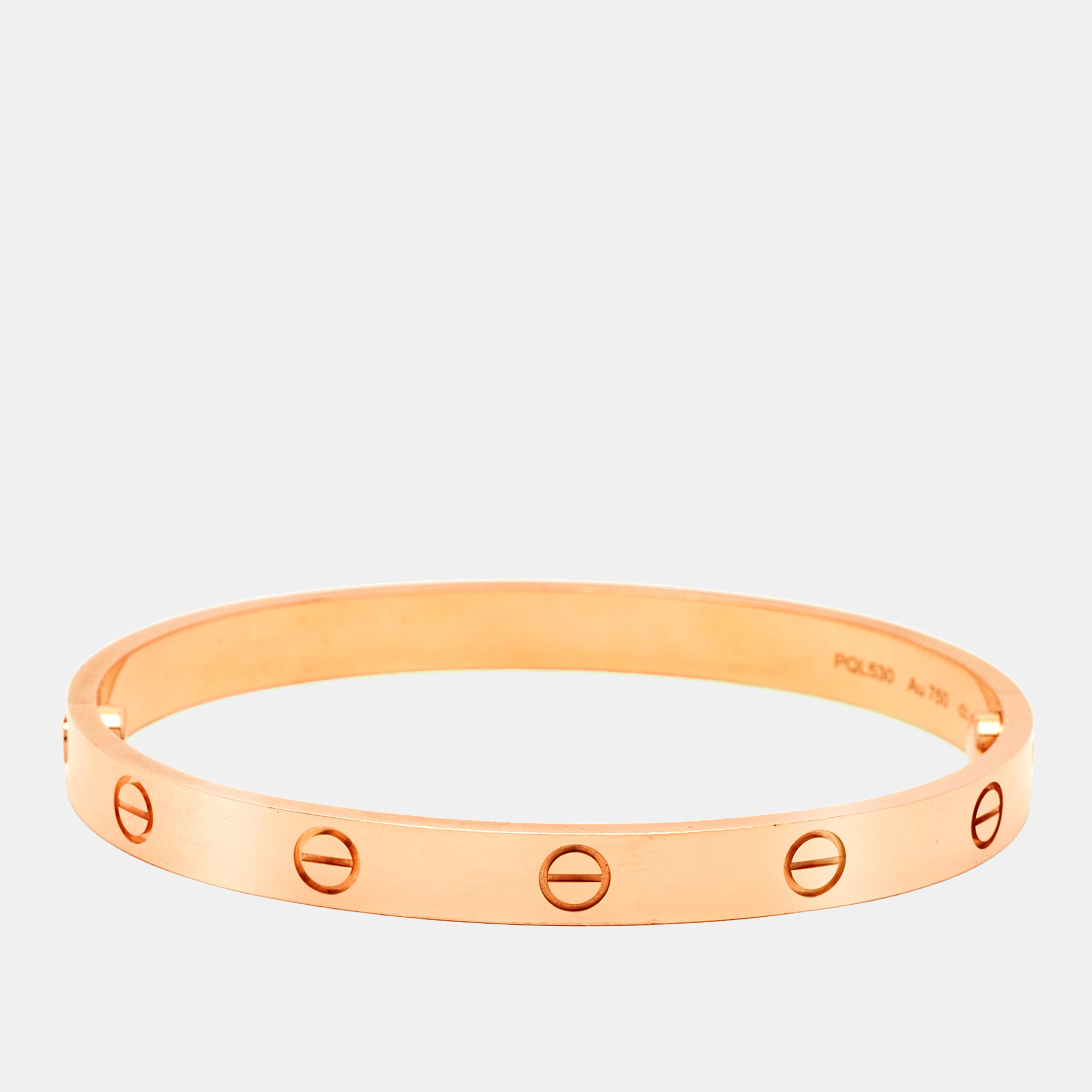 

Cartier Love 18k Rose Gold Bracelet 18