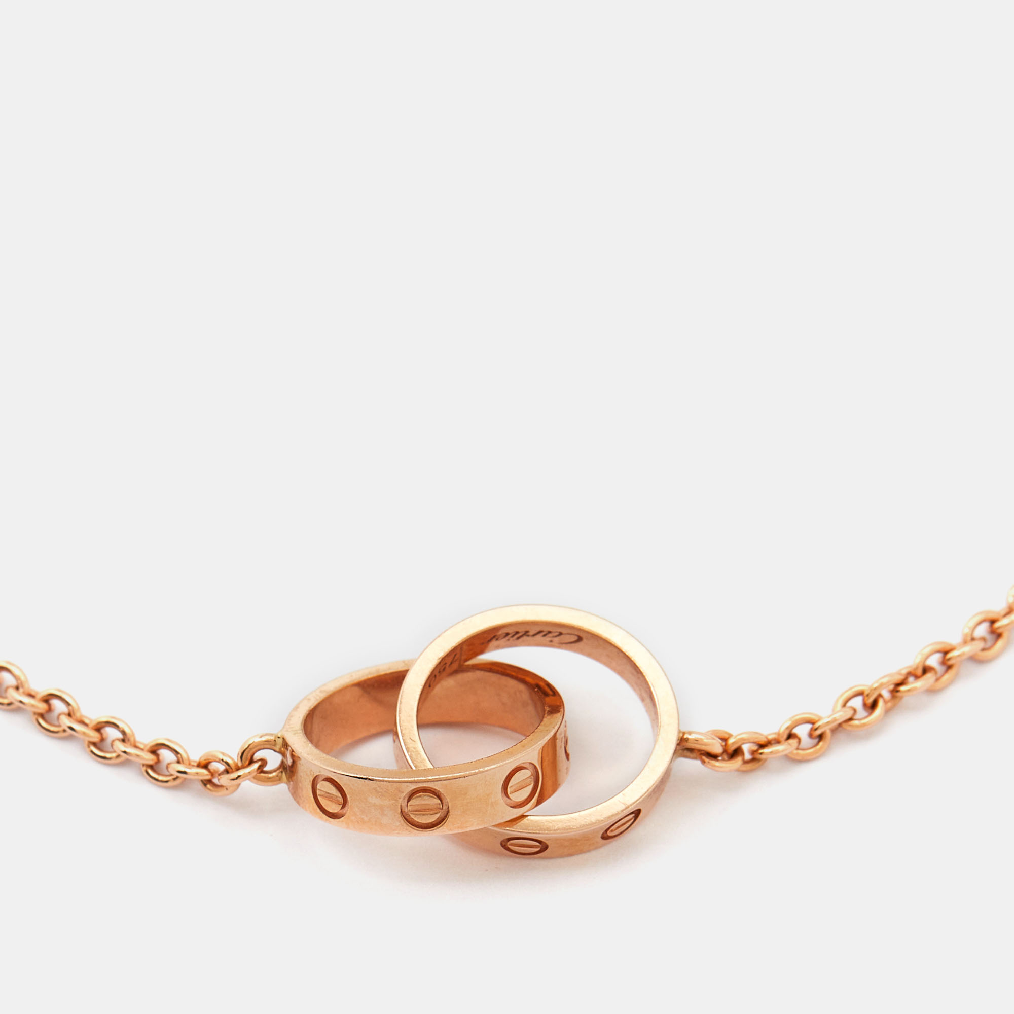 

Cartier Love Interlocking Loops 18k Rose Gold Bracelet