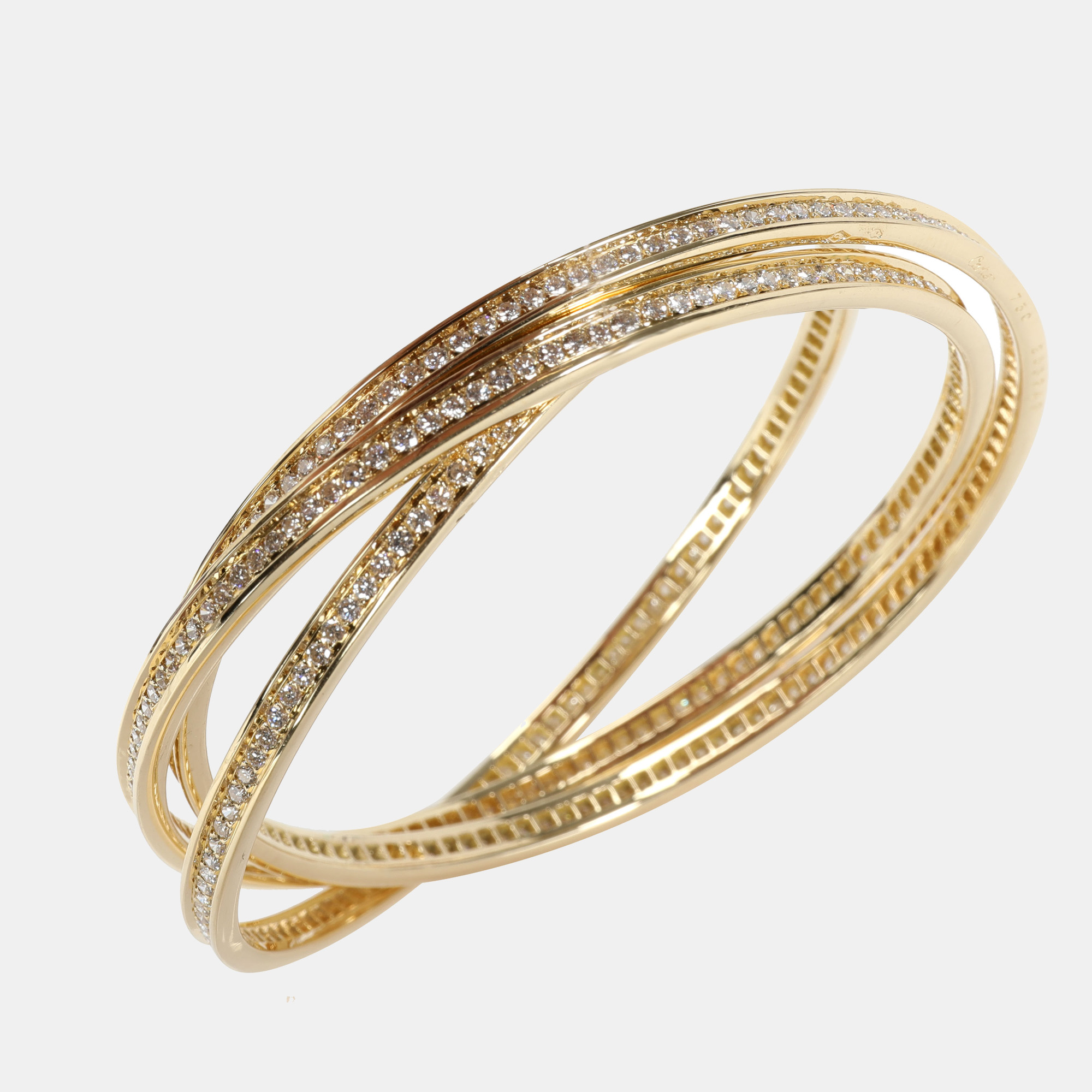 

Cartier Trinity Diamond Bracelet in 18k Yellow Gold