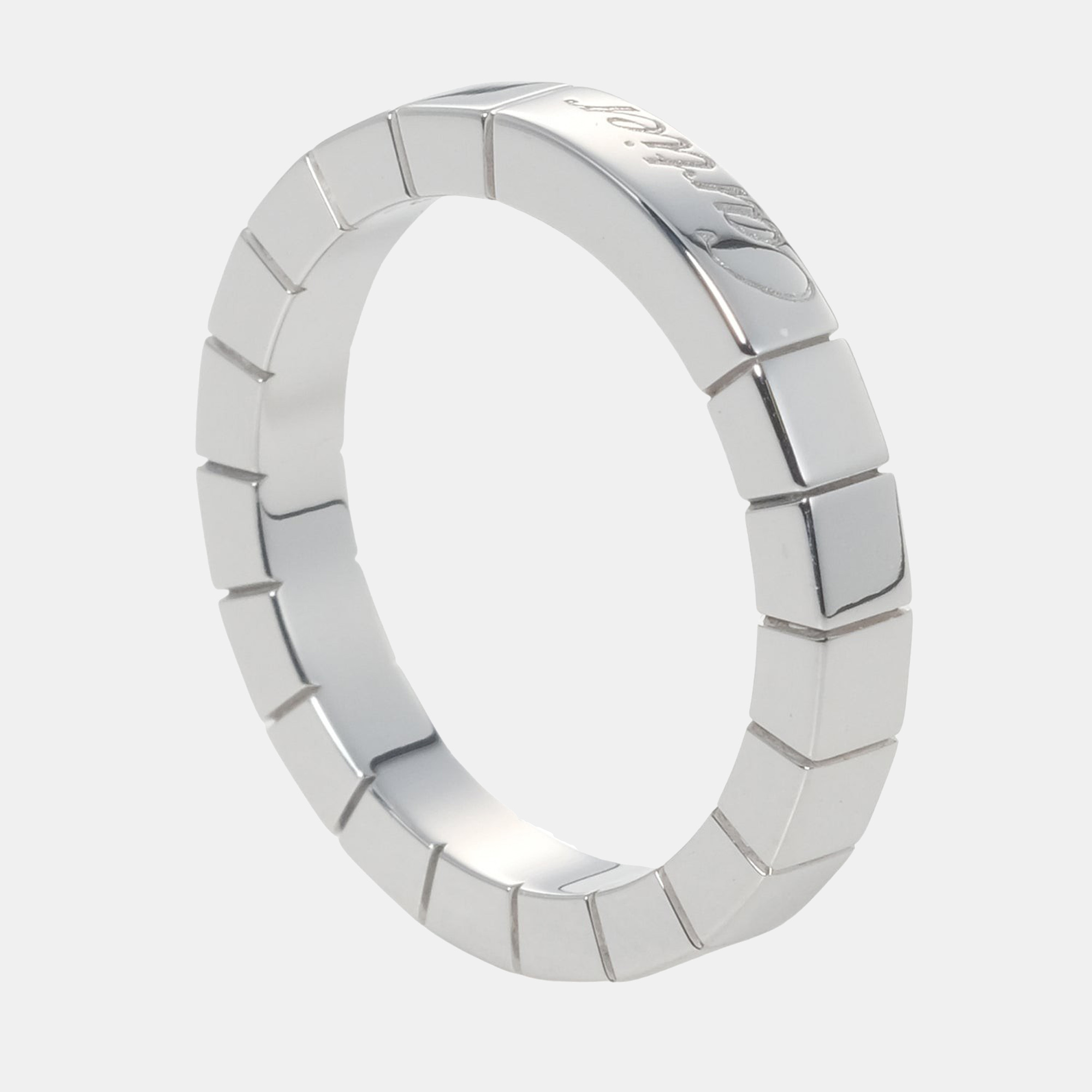 

Cartier Lanieres 18K White Gold Ring EU 51