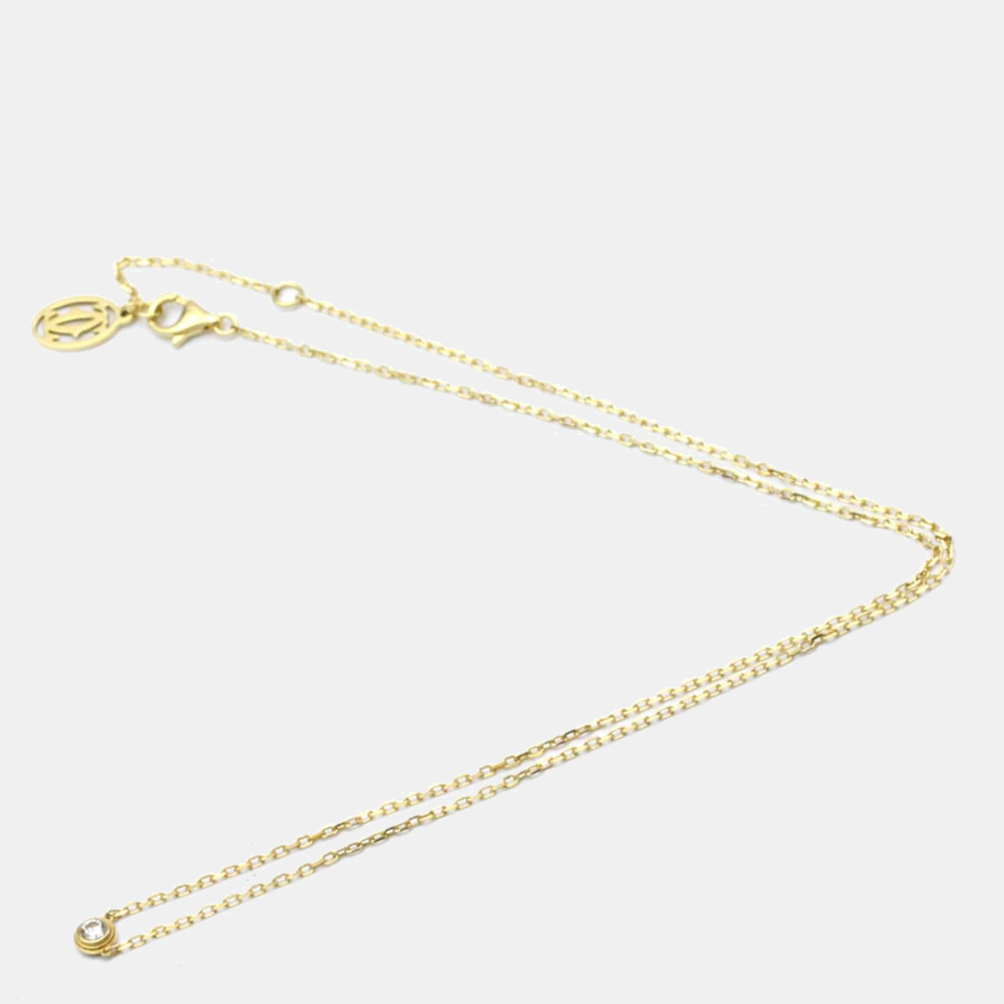 

Cartier Diamants Légers 18K Yellow Gold Diamond Necklace