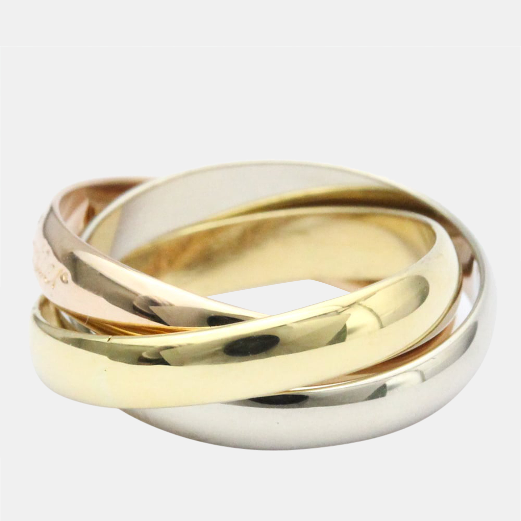 

Cartier Les Must de Cartier 18K Yellow Rose and White Gold Ring EU