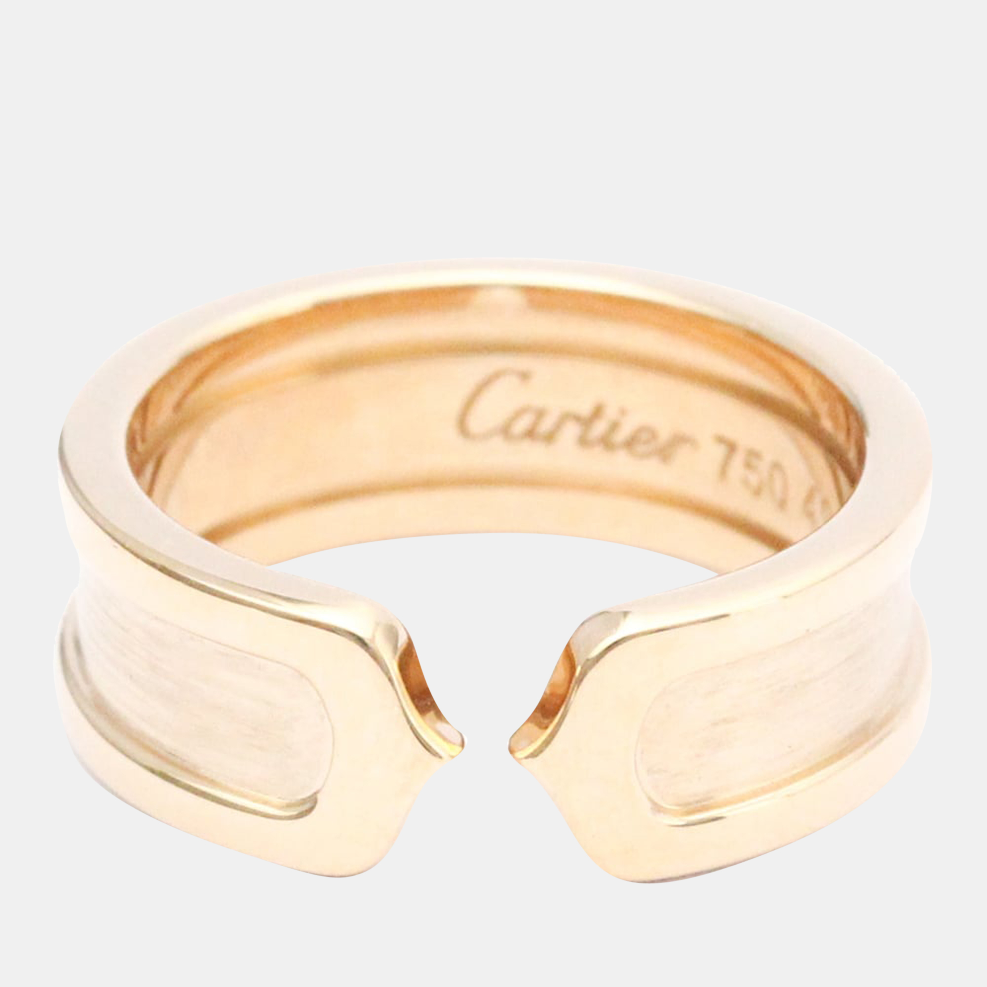 

Cartier Double C 18K Rose Gold Ring EU
