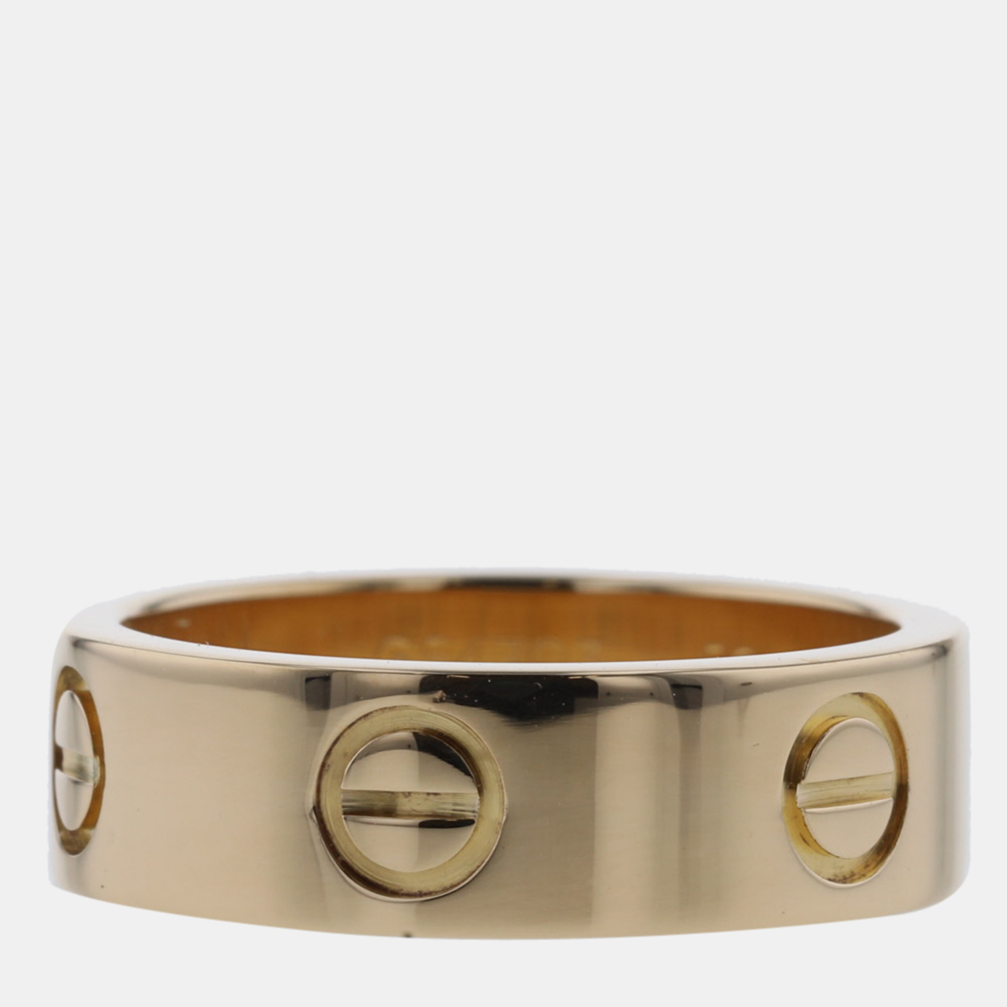 

Cartier Love 18K Yellow Gold Ring EU 50