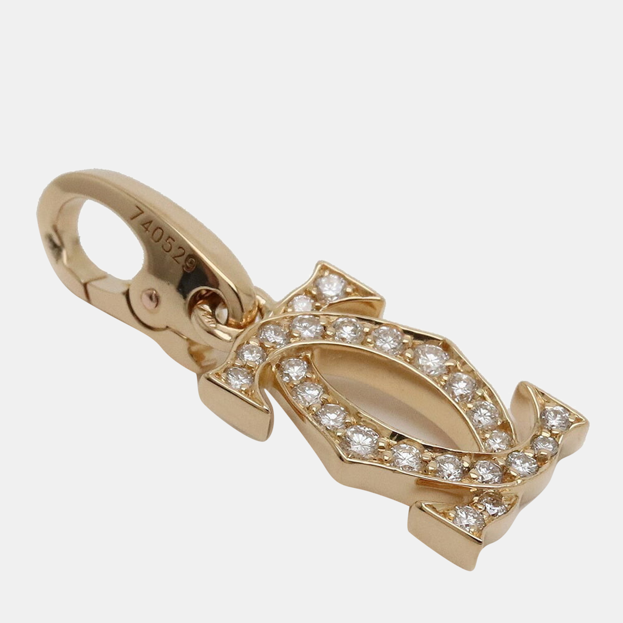 

Cartier Double C 18K Yellow Gold Diamond Charms and Pendants