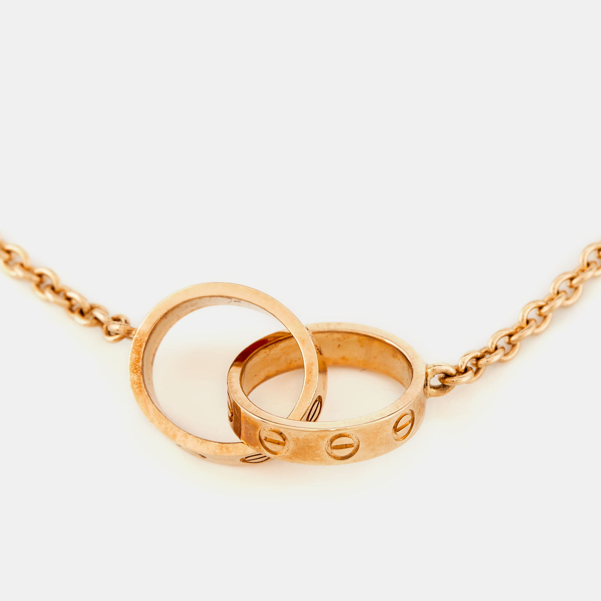 

Cartier Love Interlocking Loops 18k Rose Gold Bracelet