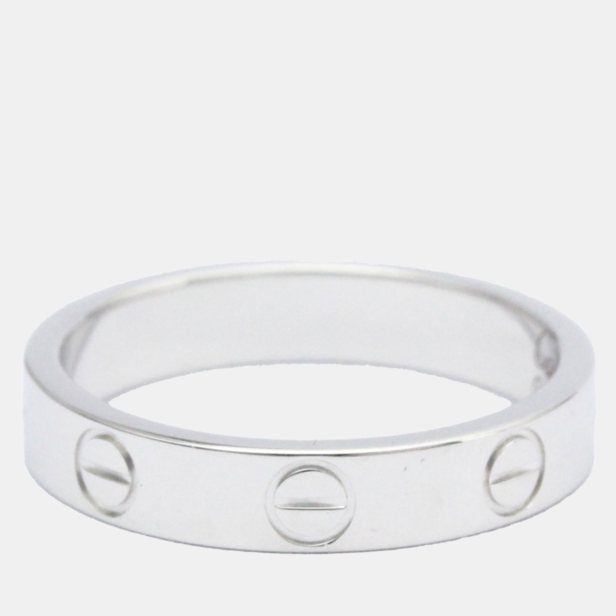 

Cartier Love 18K White Gold Ring EU 51