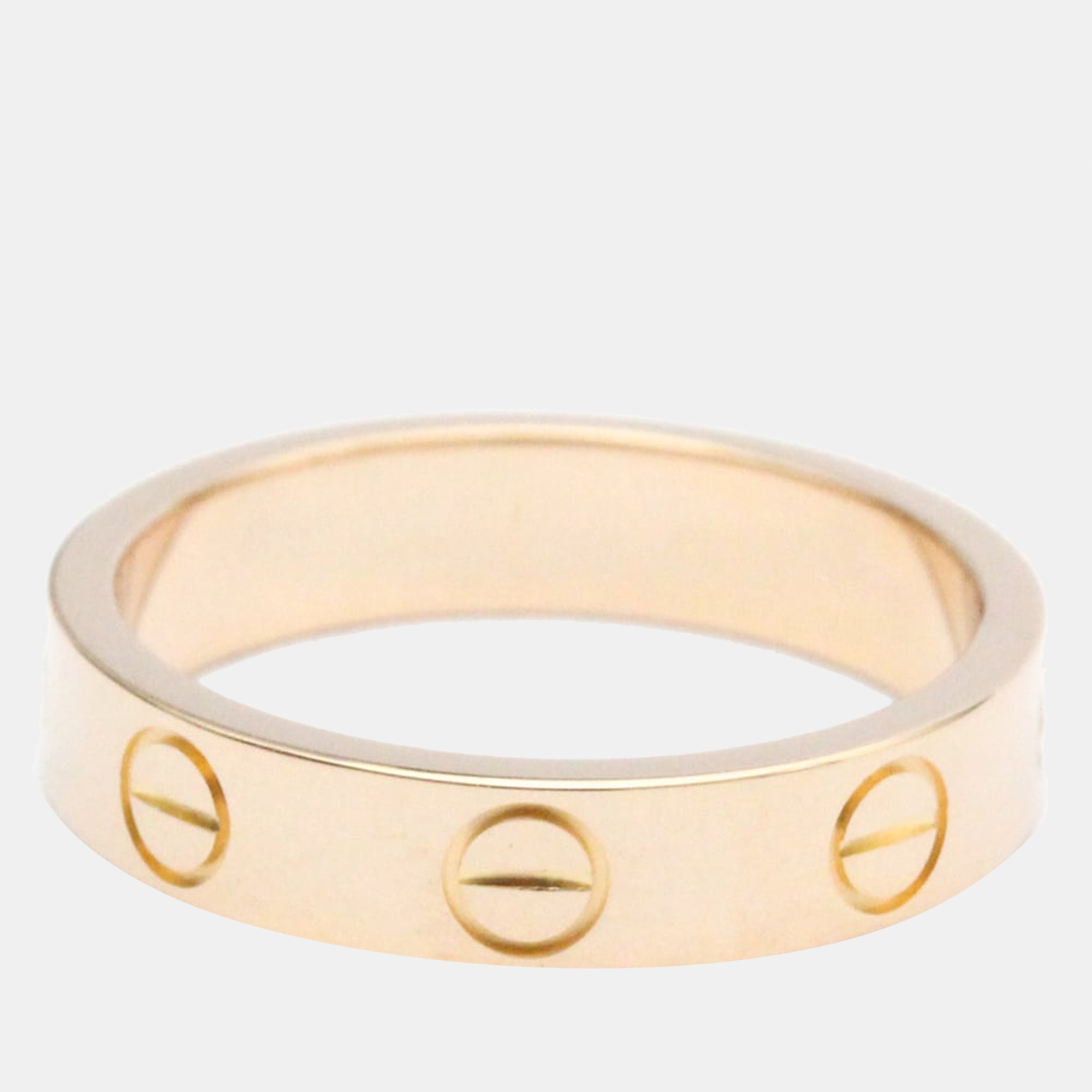 

Cartier Love 18K Rose Gold Ring EU 47