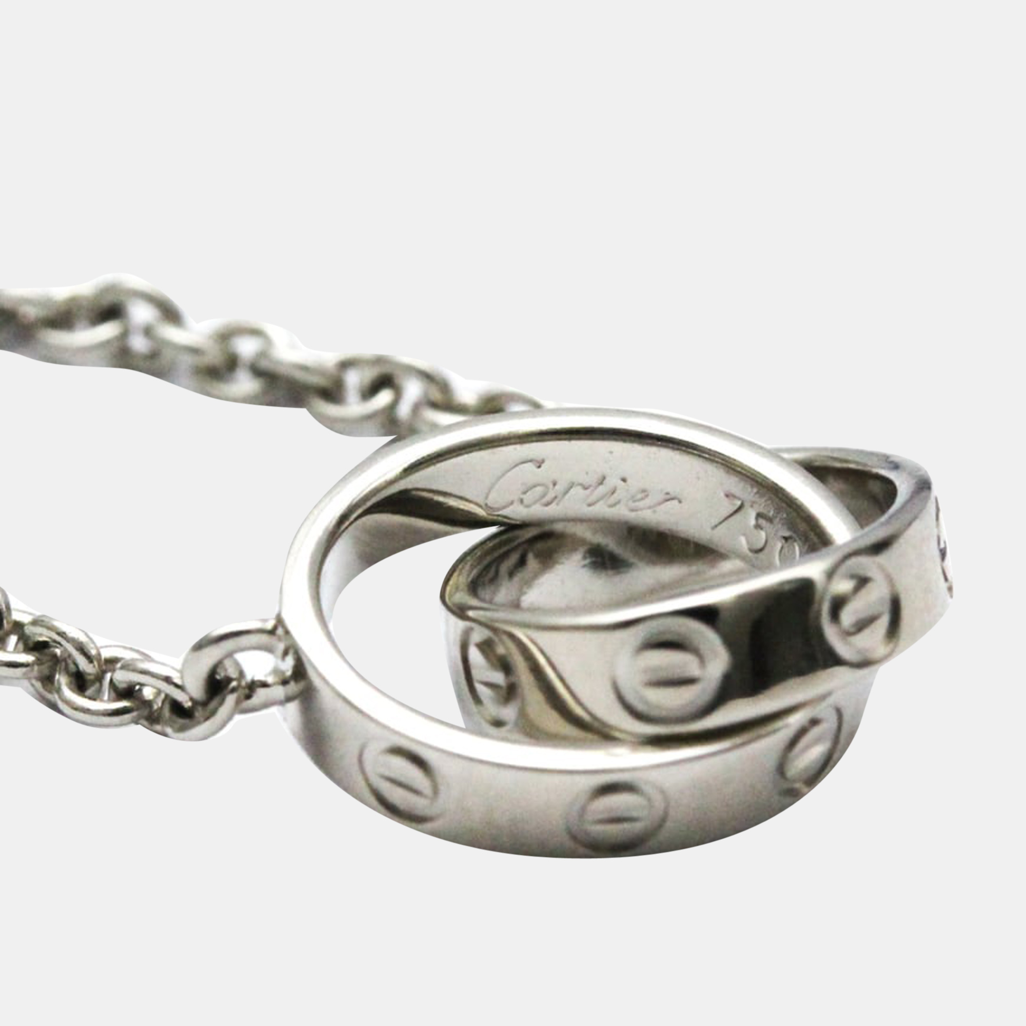 

Cartier Love 18K White Gold Bracelet 18.5