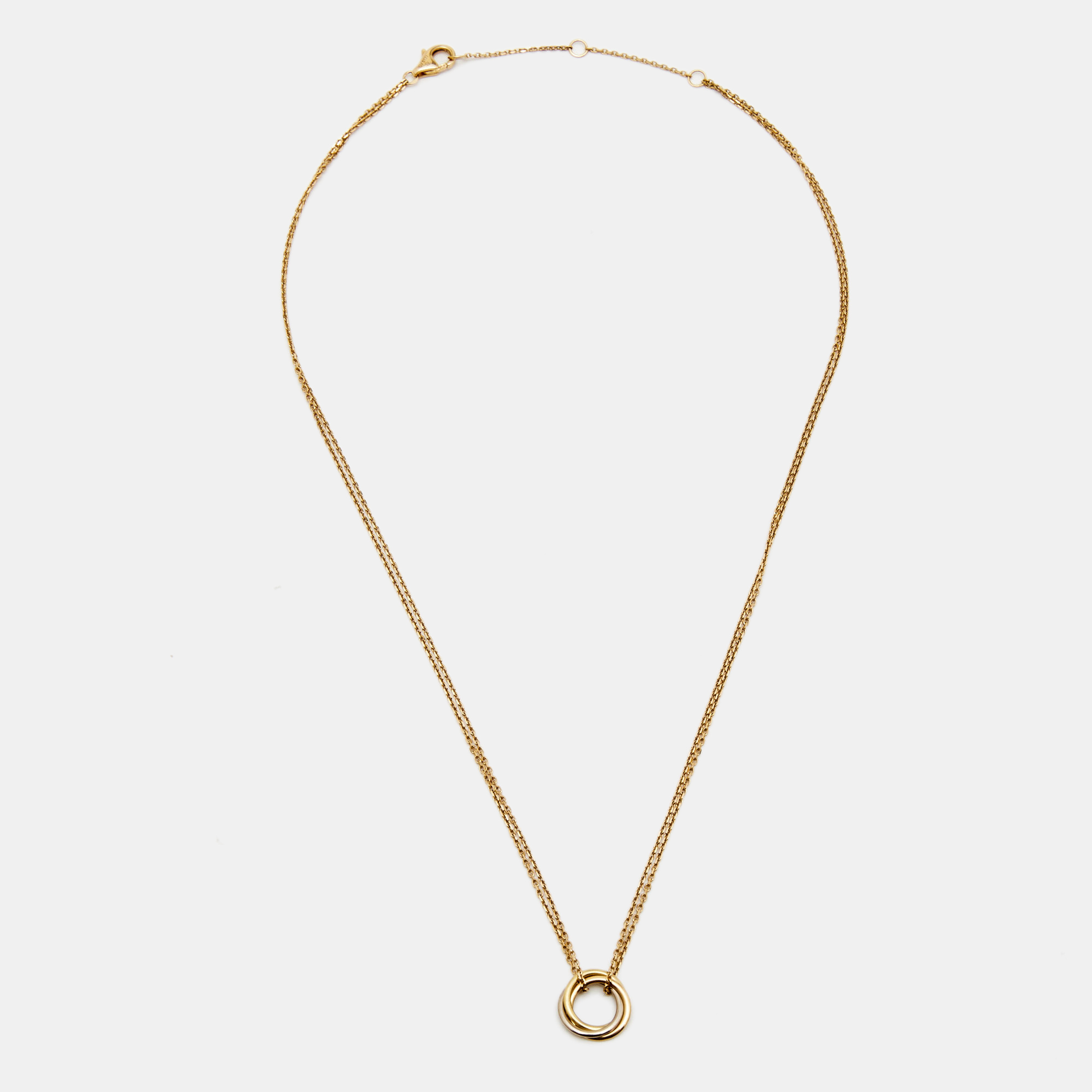 

Cartier Trinity 18k Three Tone Gold Necklace