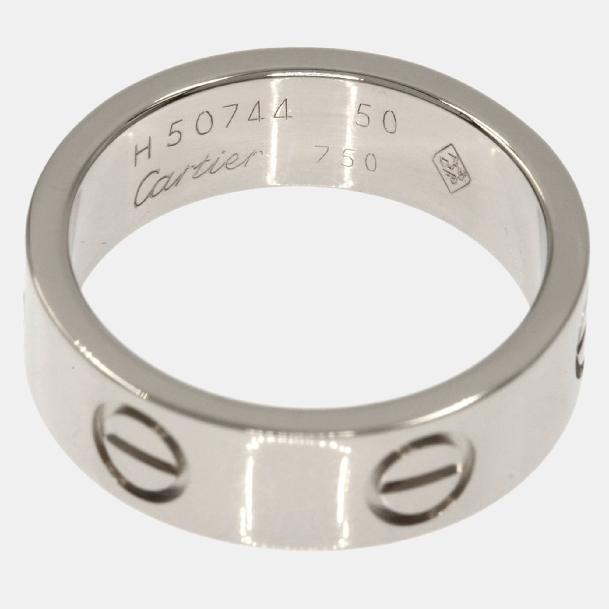 

Cartier Love 18K White Gold Ring EU 50