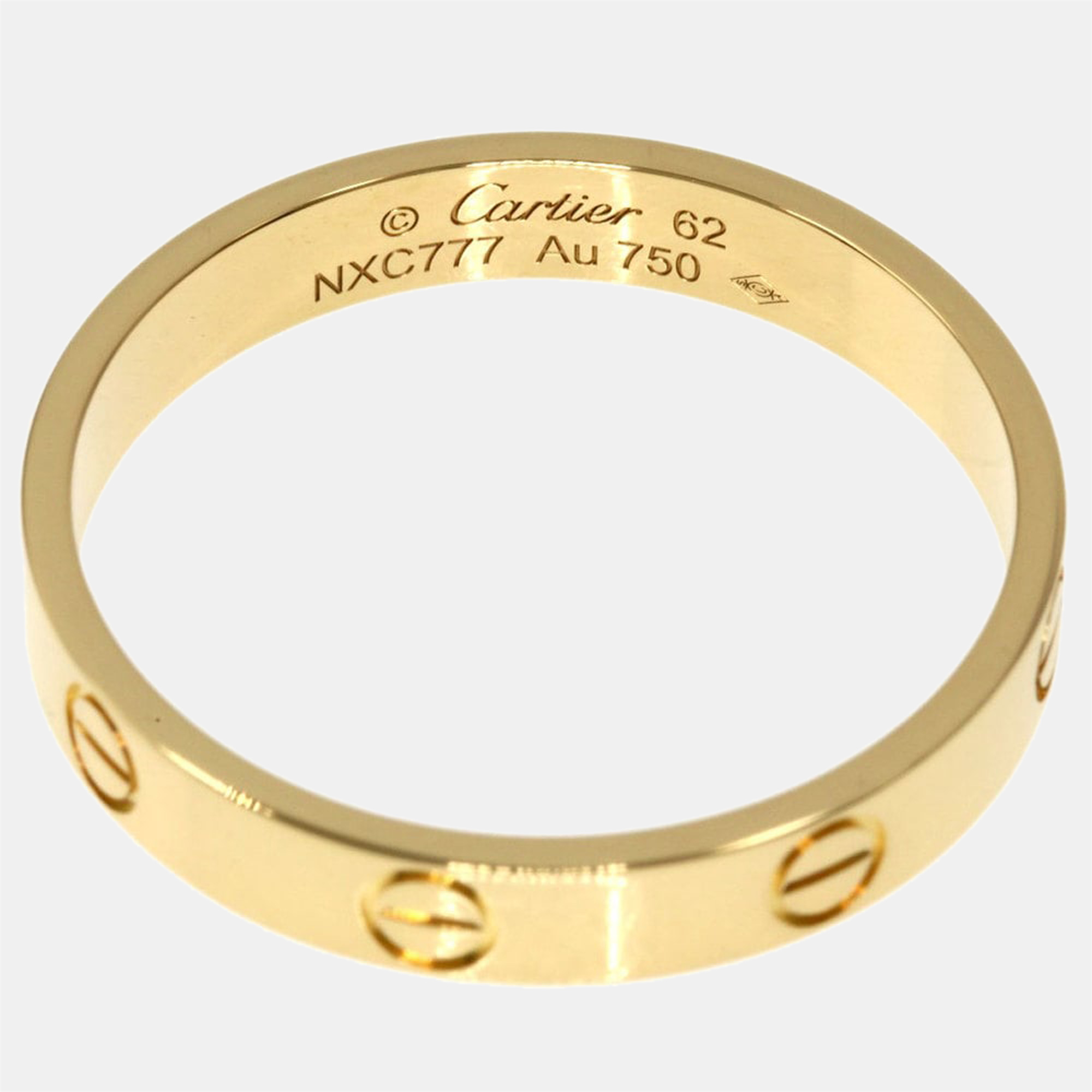 

Cartier Love 18K Yellow Gold Ring EU 57