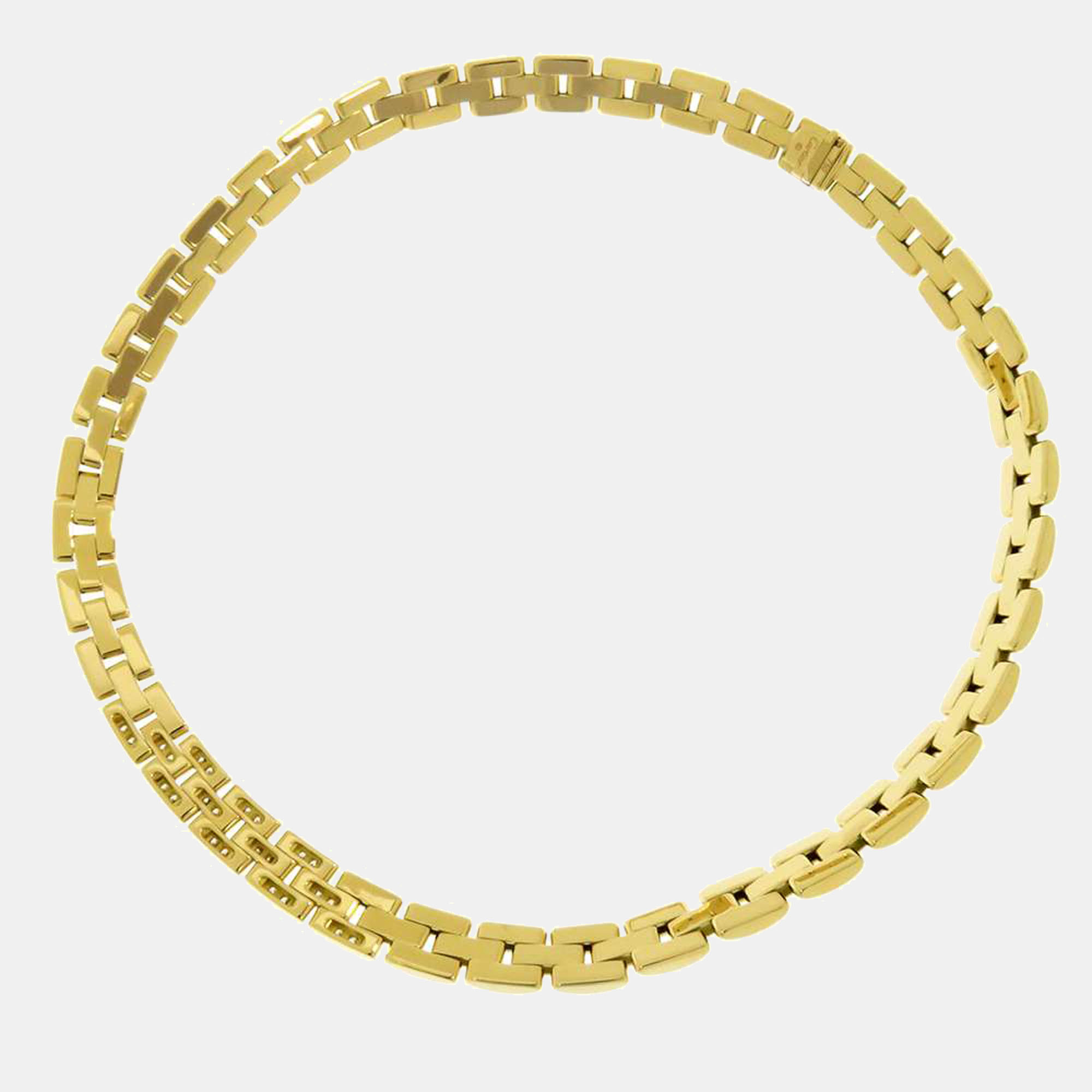 

Cartier Maillon Panthere 18K Yellow Gold Diamond Necklace