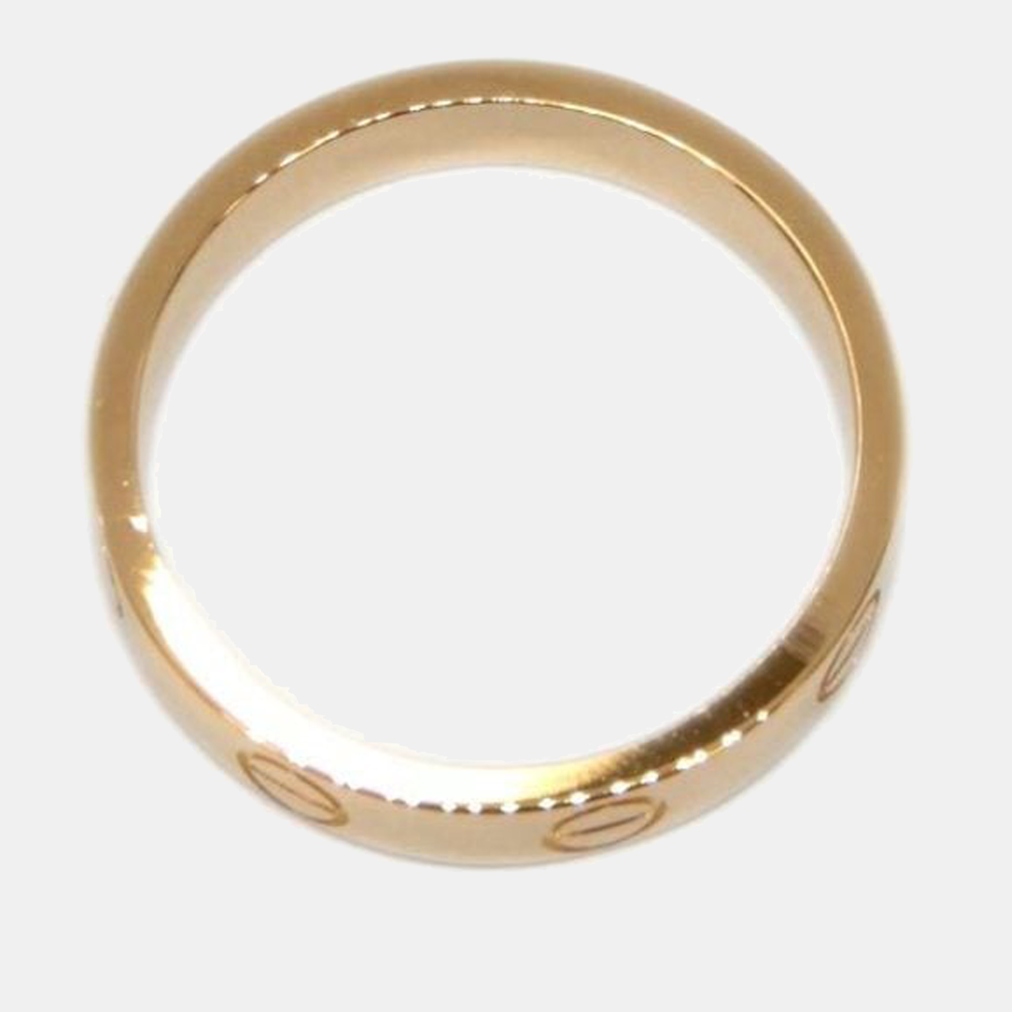 

Cartier Love 18K Rose Gold Ring EU 50