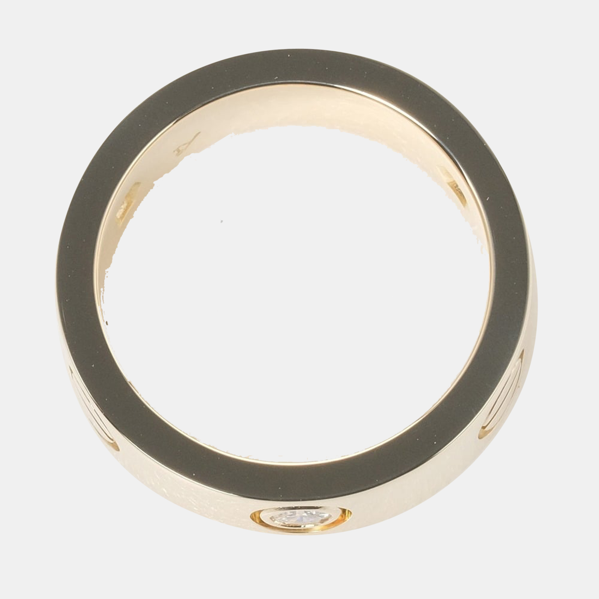 

Cartier Vintage Love 18K Yellow Gold Diamond Ring EU 49