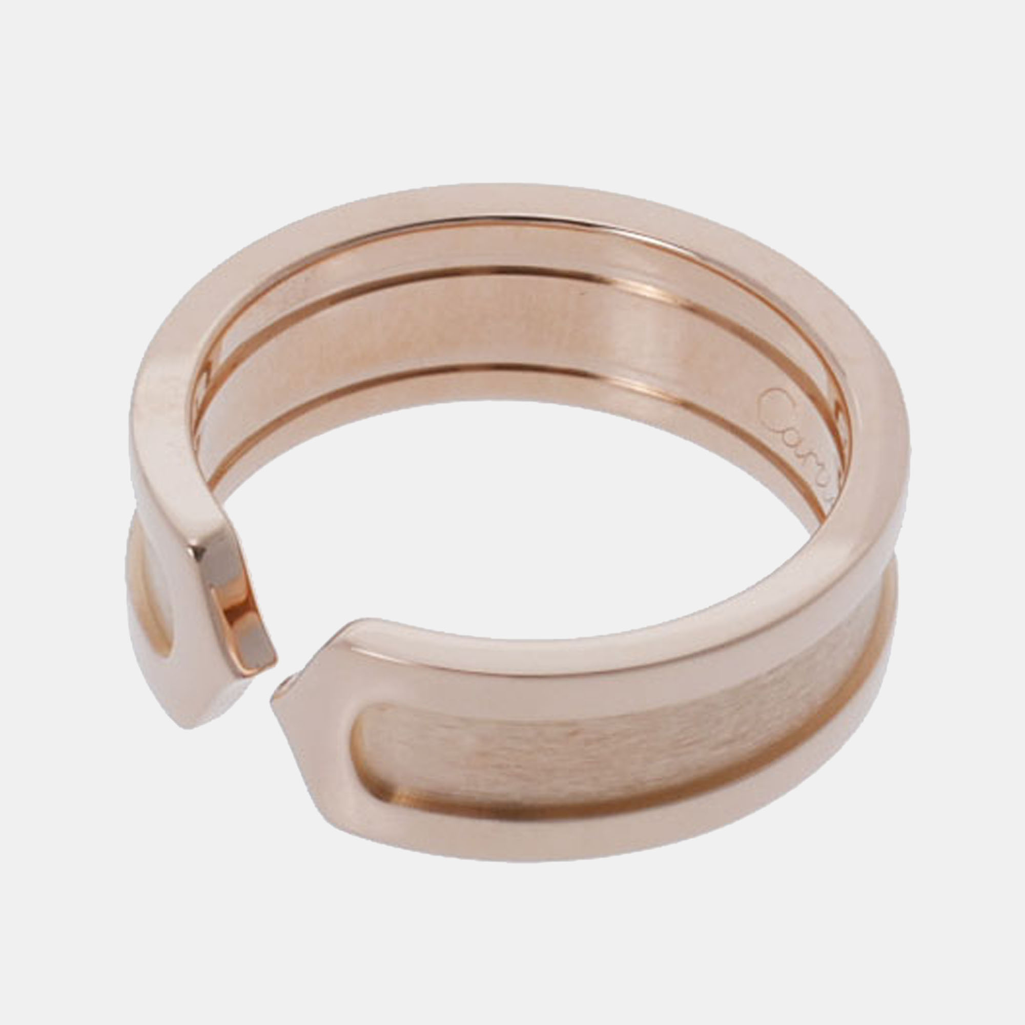 

Cartier Double C 18K Rose Gold Ring EU 53