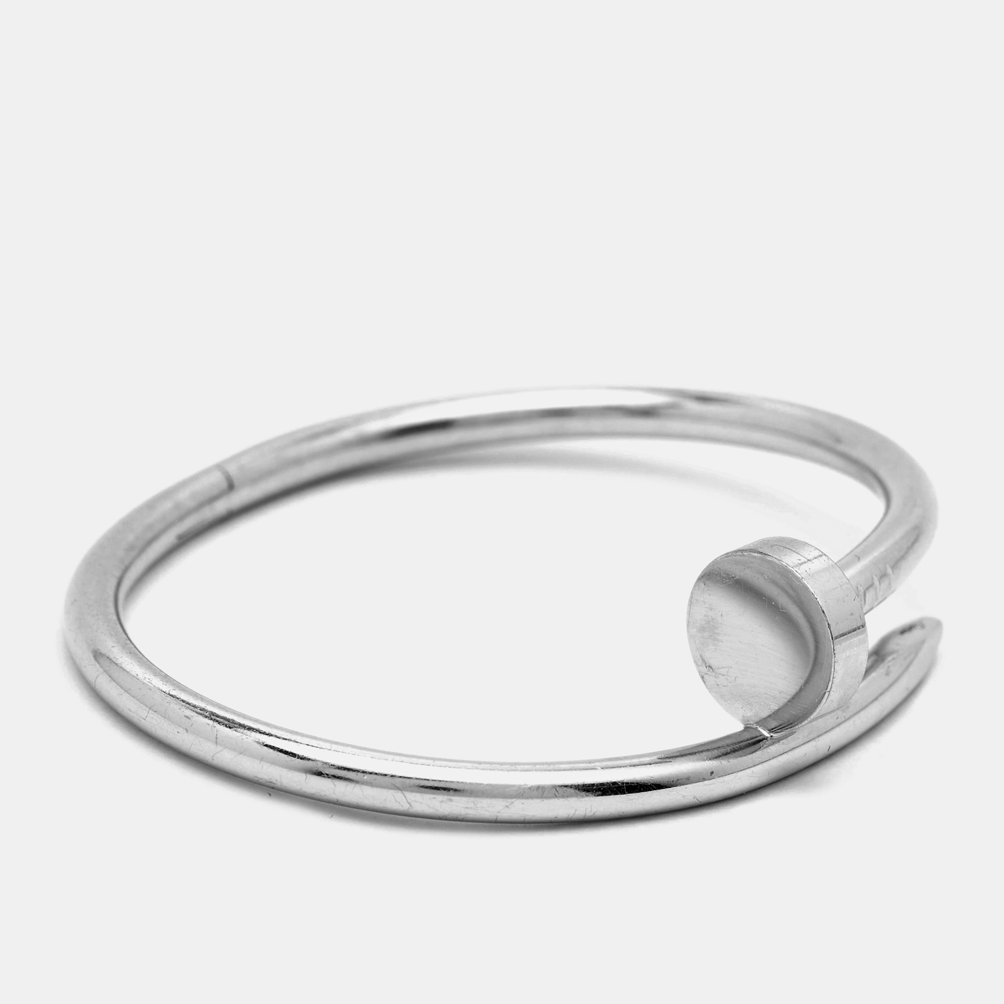 

Cartier Juste Un Clou 18k White Gold Bracelet 15