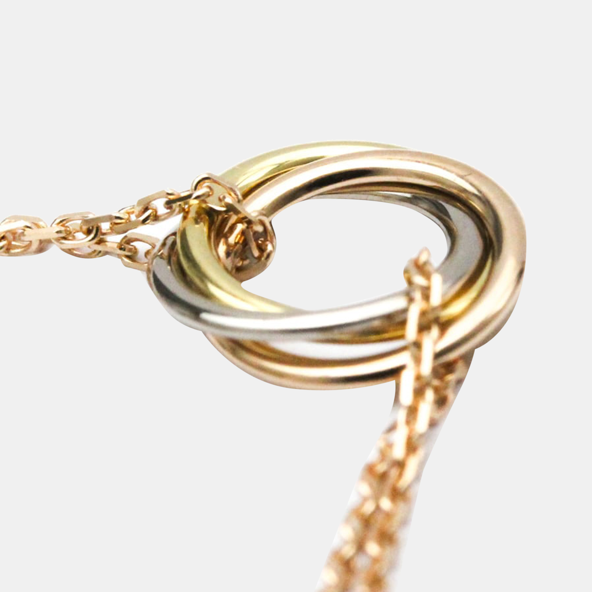 

Cartier Trinity 18K Yellow Rose and White Gold Bracelet 15