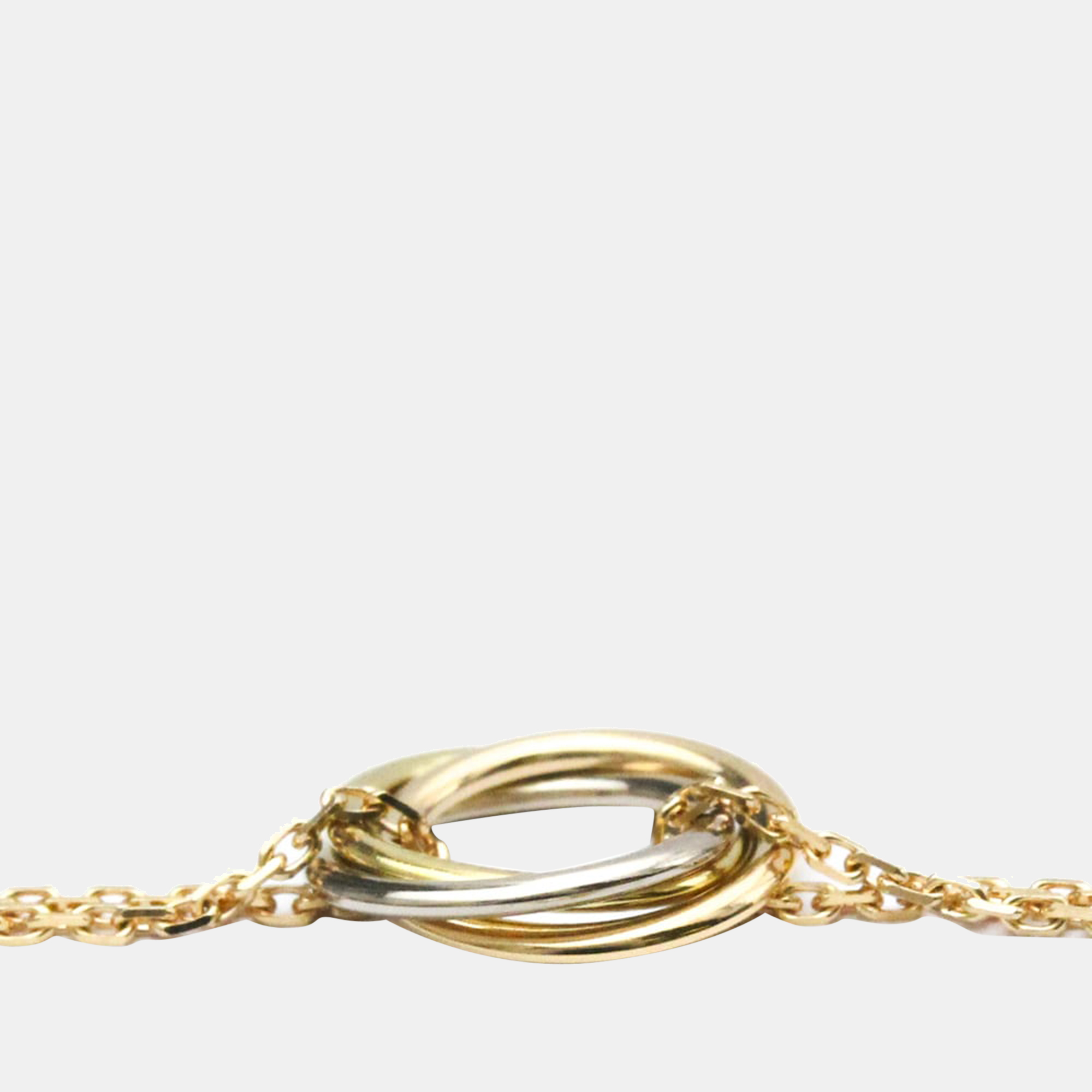 

Cartier Trinity 18K Yellow Rose and White Gold Bracelet 15