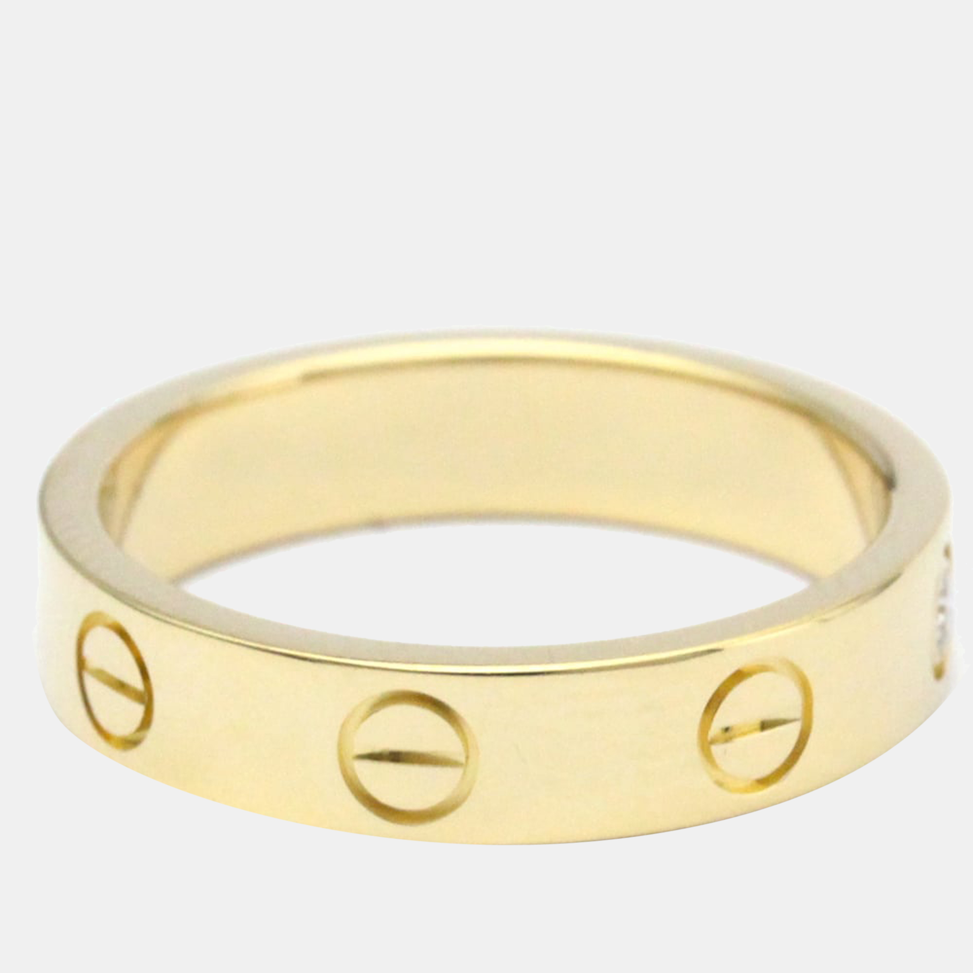 

Cartier Love 18K Yellow Gold Diamond Ring EU 50