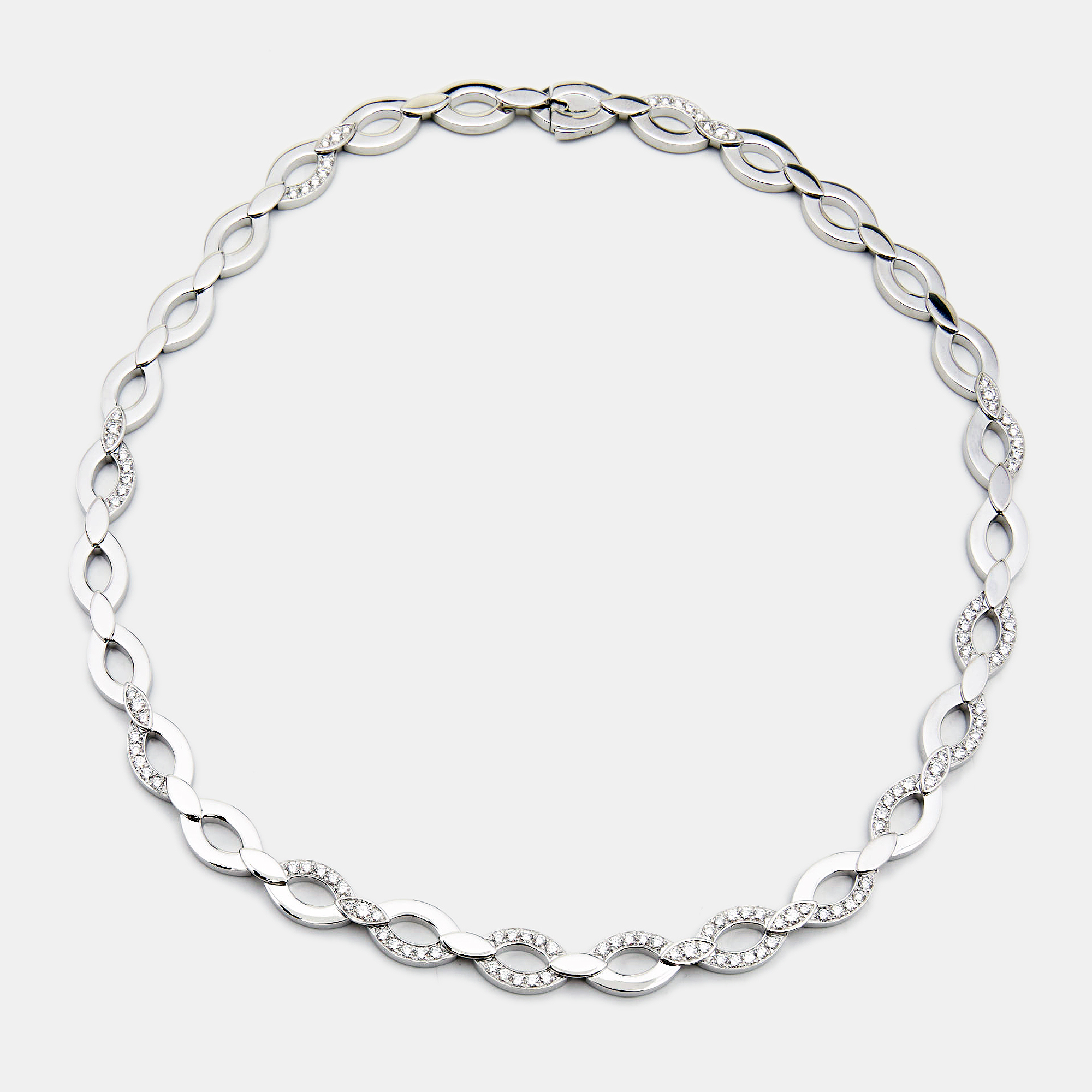

Cartier Diadea Diamonds 18k White Gold Necklace