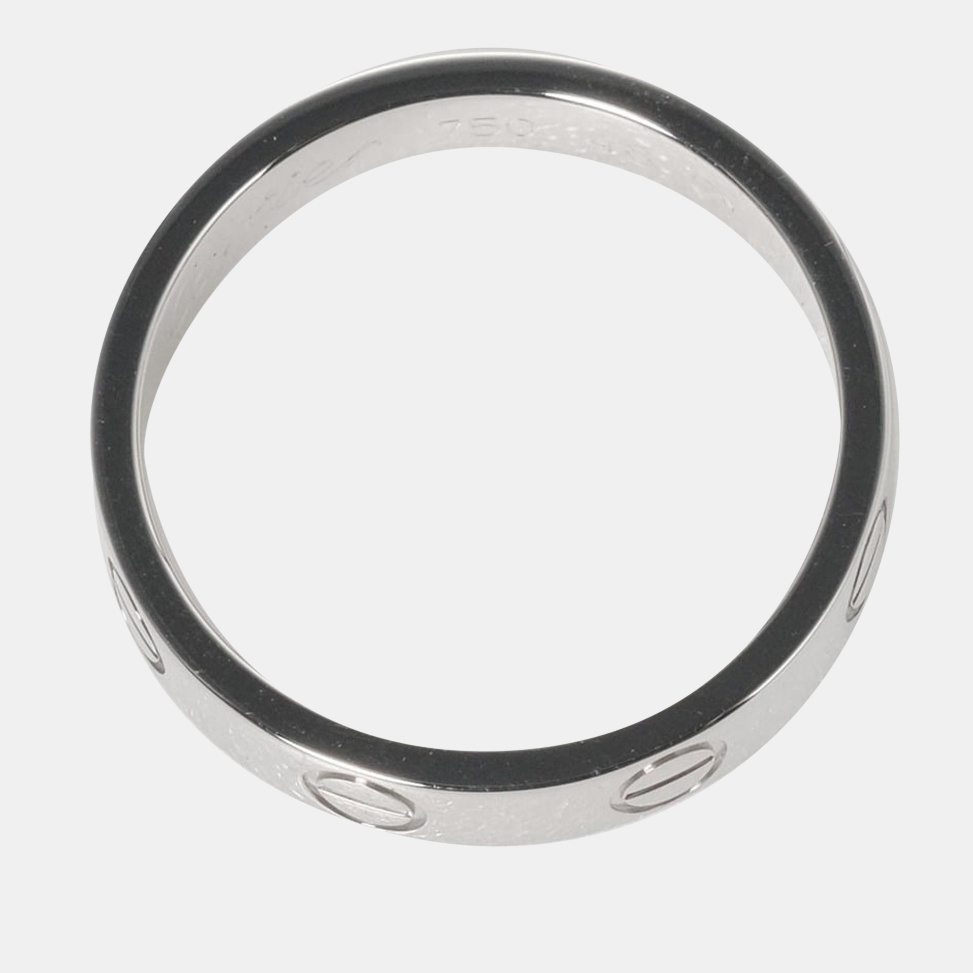 

Cartier Love 18K White Gold Ring EU 48