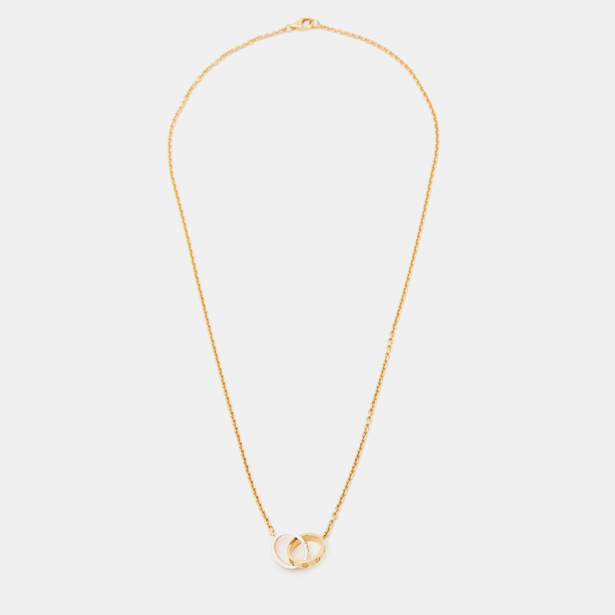 

Cartier Love Interlocking Loops 18k Yellow Gold Necklace