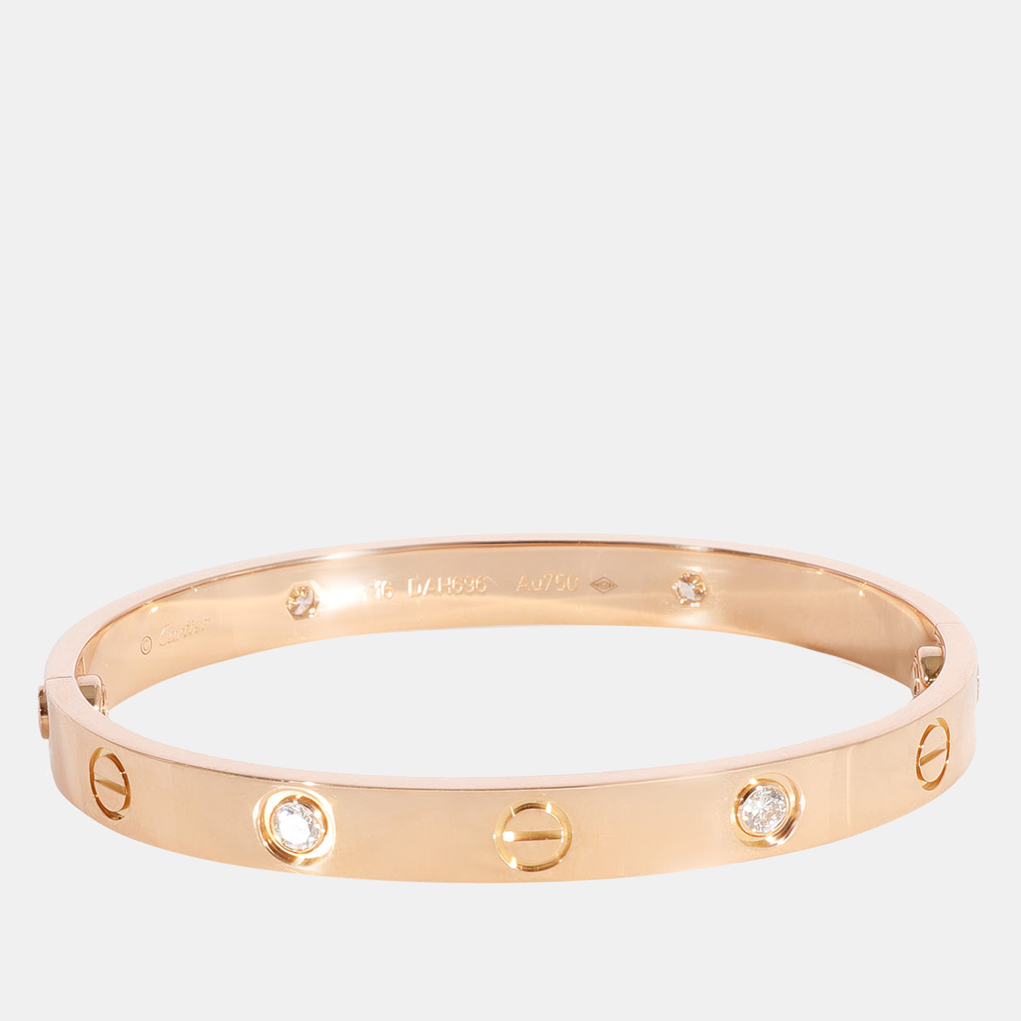 Cartier Pre-owned 18kt Rose Gold Love Cuff Bracelet