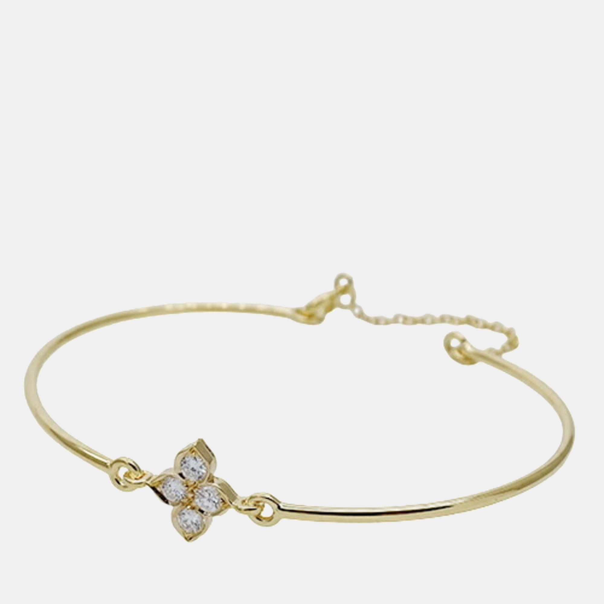 

Cartier Vintage Hindu 18K Yellow Gold Diamond Bracelet 16.5