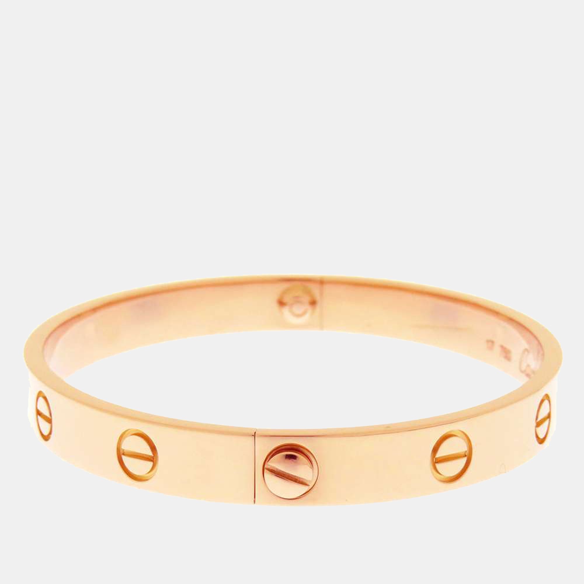 

Cartier Love 18K Rose Gold Bracelet 17
