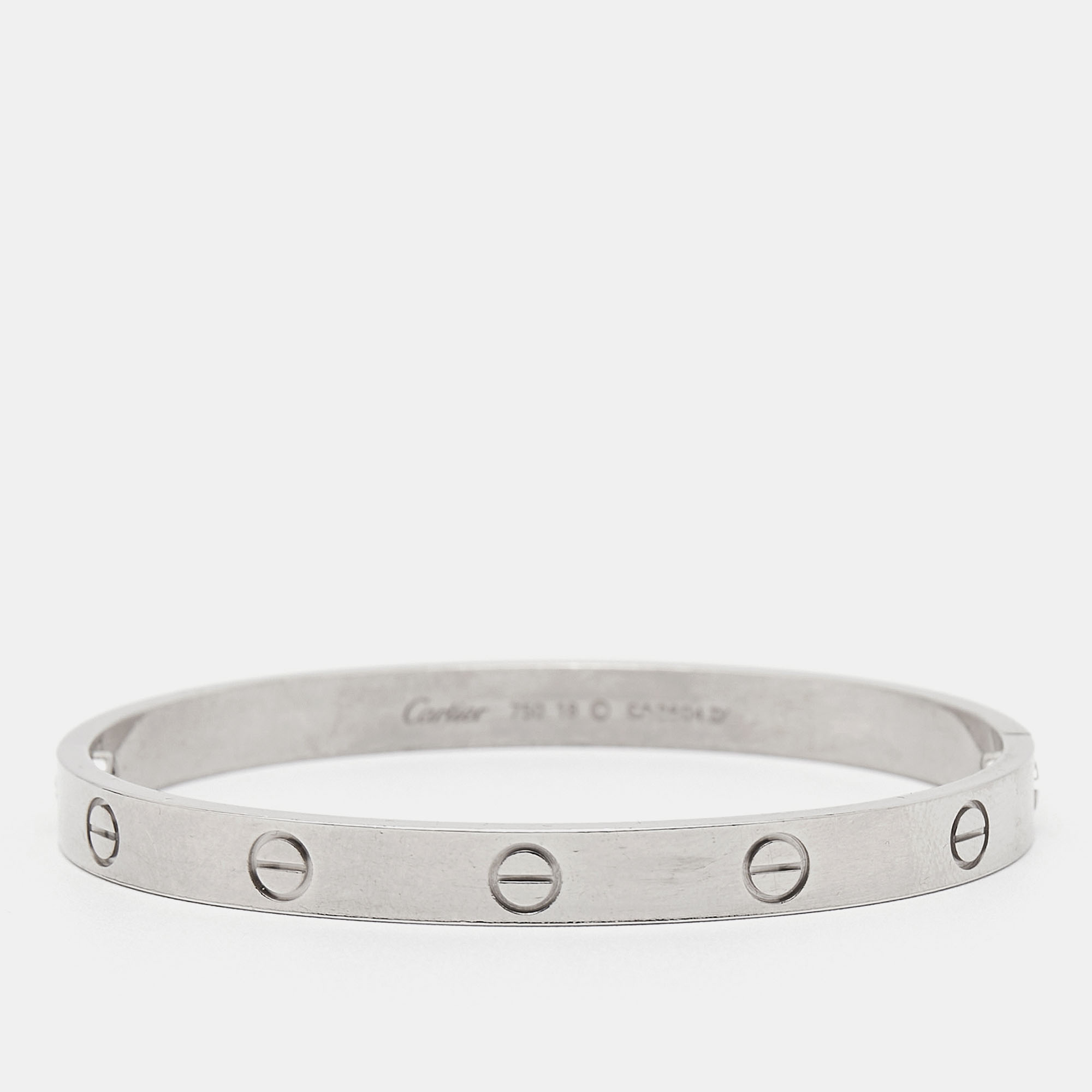 

Cartier Love 18k White Gold Bracelet 18