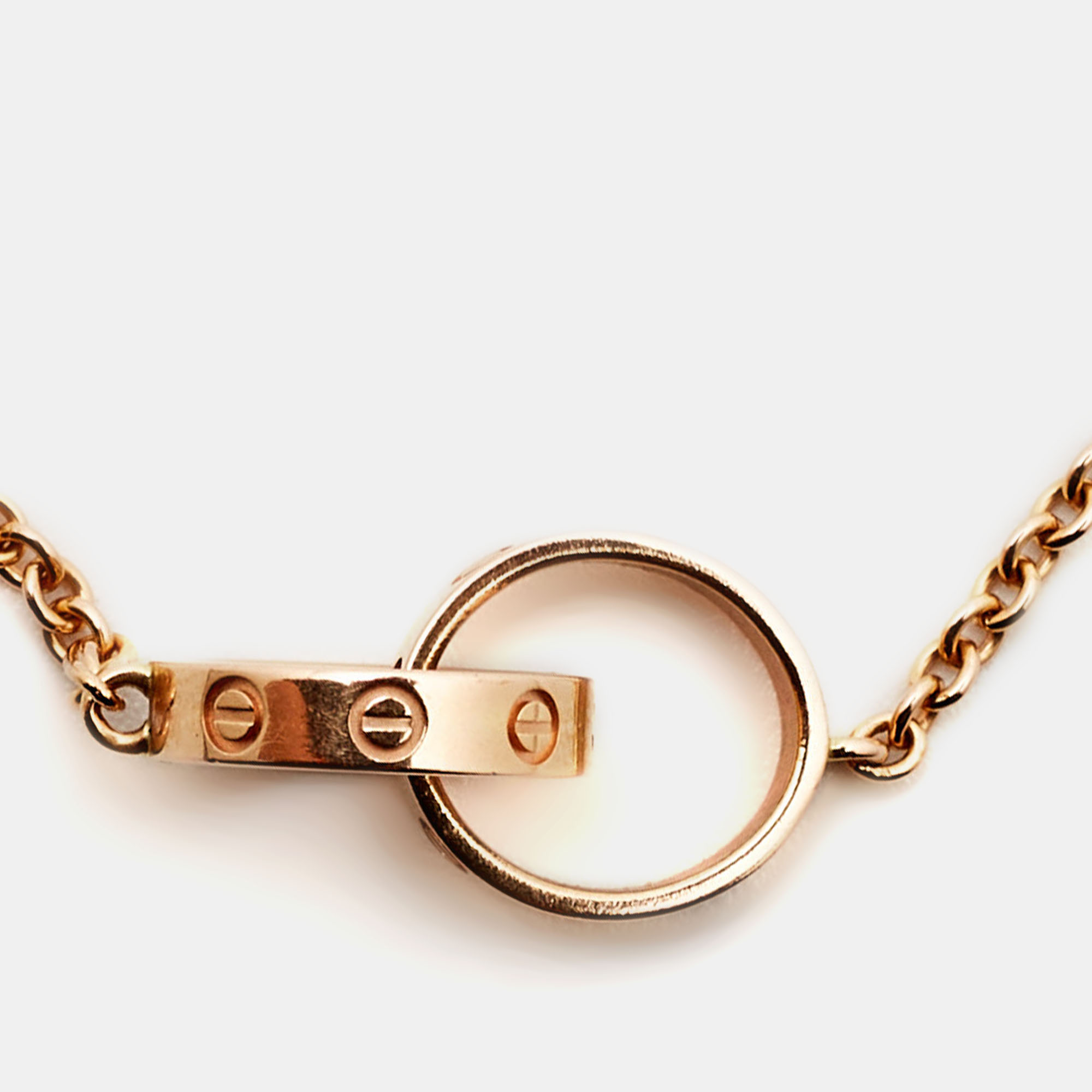 

Cartier Love Interlocking Loops 18k Rose Gold Bracelet