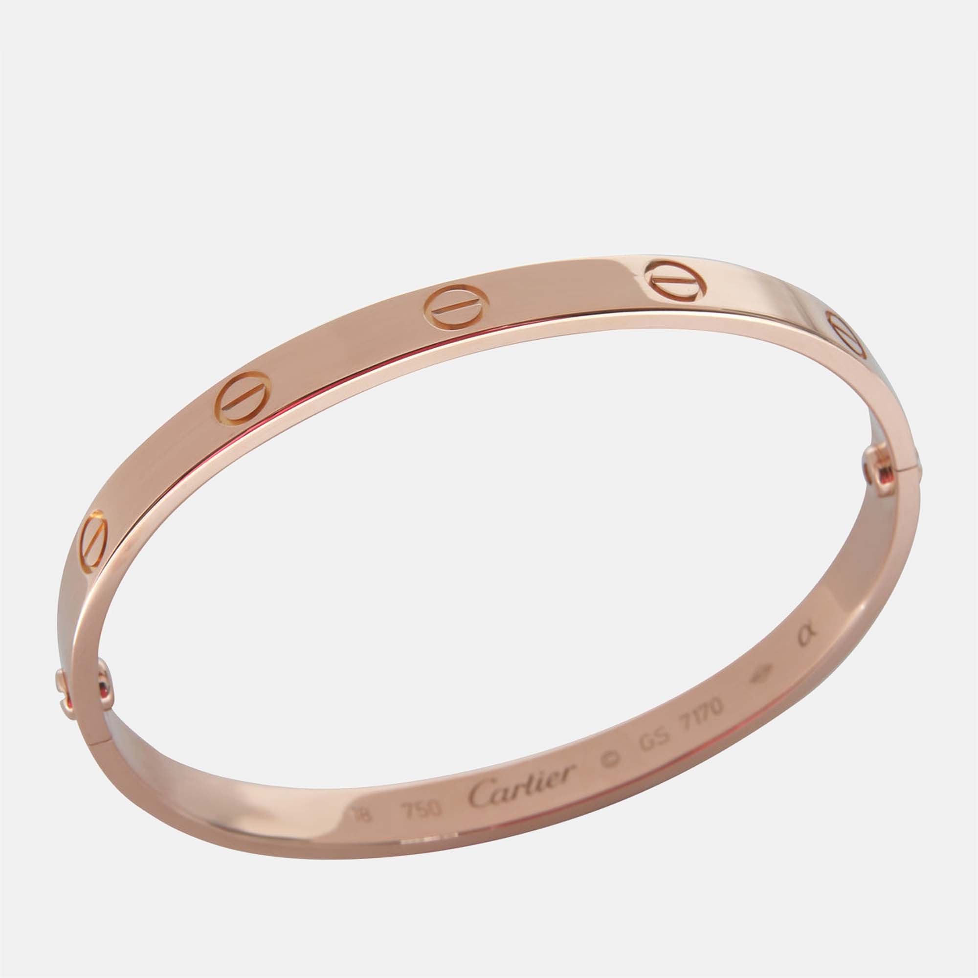 

Cartier Love Bracelet in 18k Rose Gold
