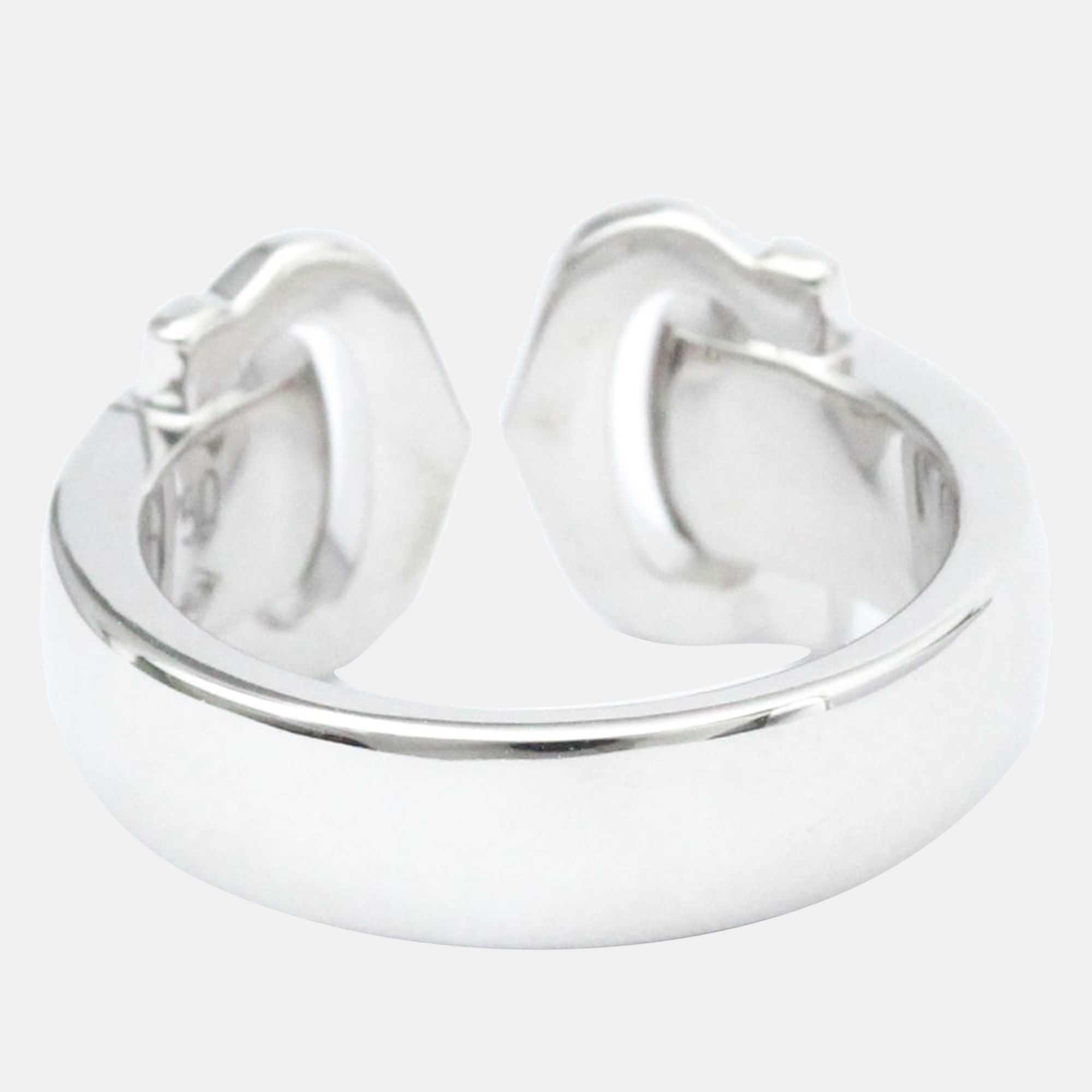 

Cartier C De Cartier Vintage 18K White Gold Diamond Ring EU 50