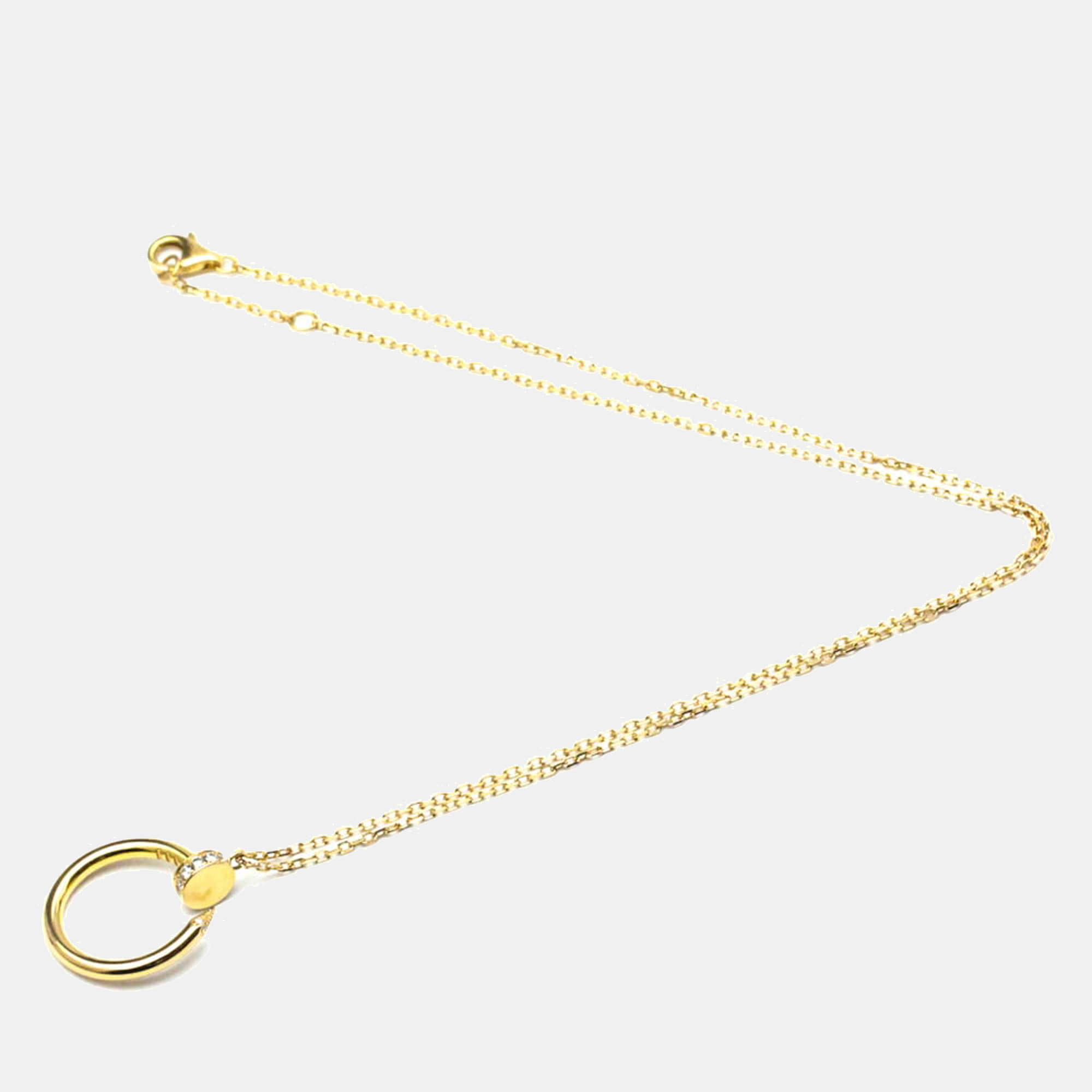 

Cartier Juste Un Clou 18K Rose Gold Diamond Necklace
