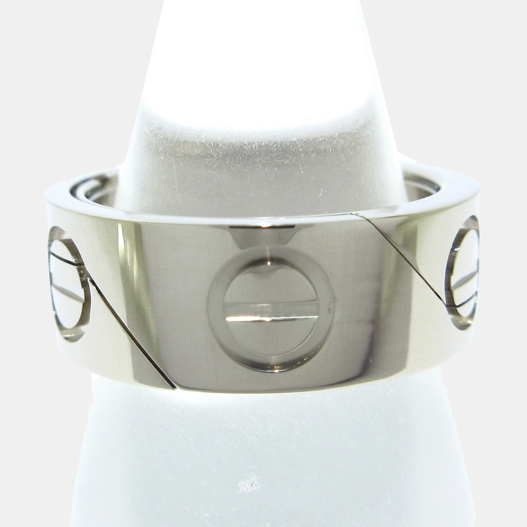 

Cartier Vintage Astro Love 18K White Gold Ring EU 51