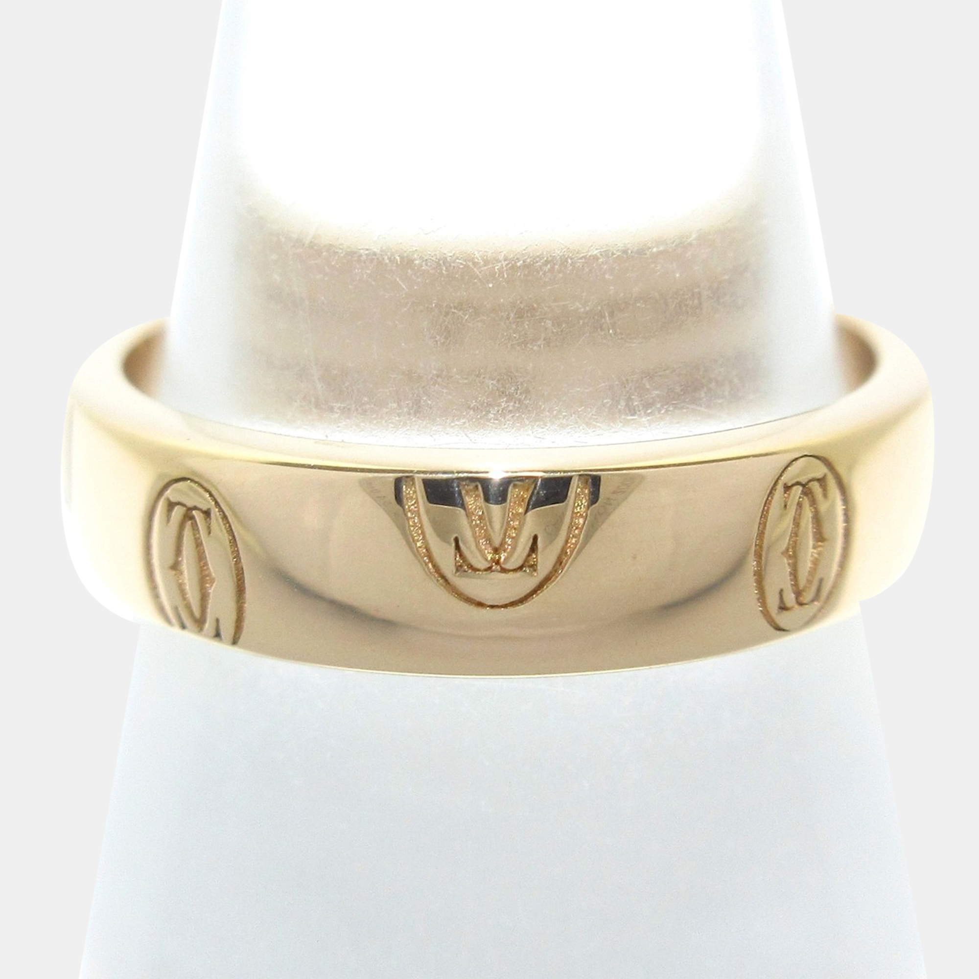 

Cartier Logo de Cartier 18K Rose Gold Ring EU 49