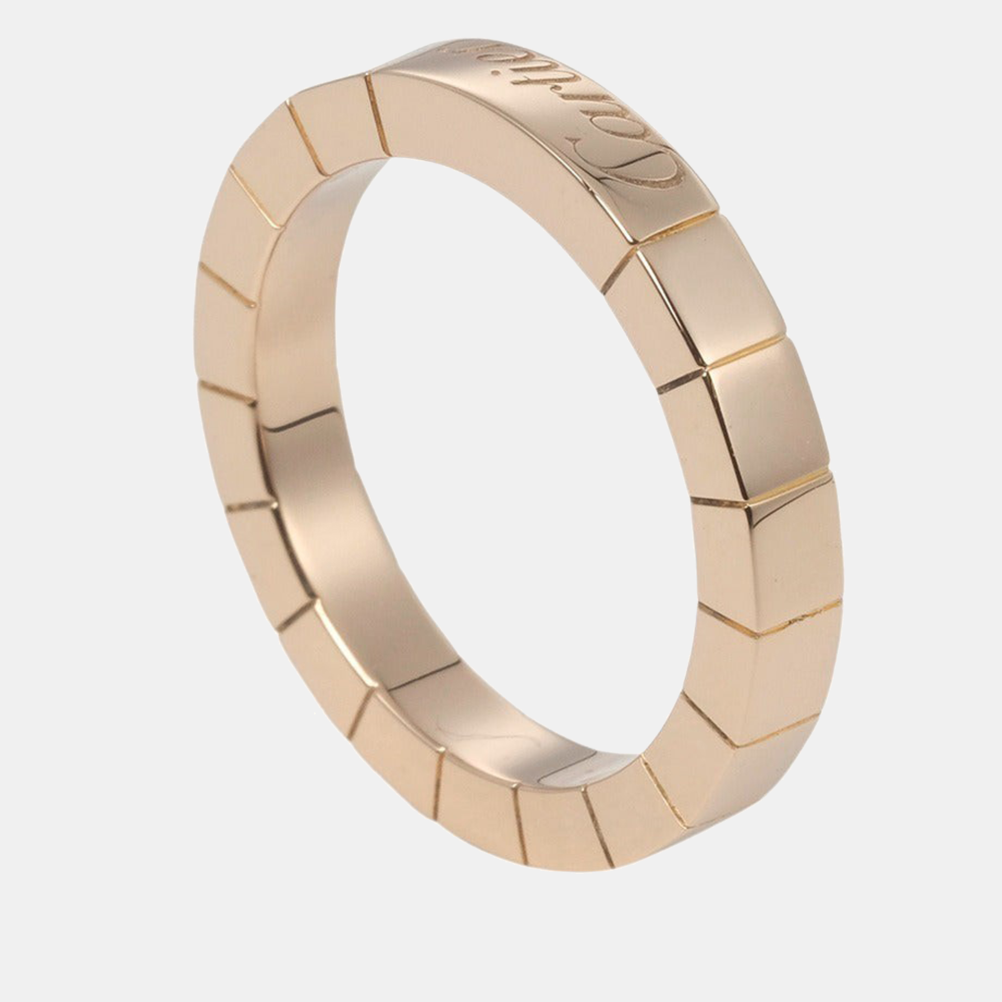 

Cartier Lanieres 18K Rose Gold Ring EU 48