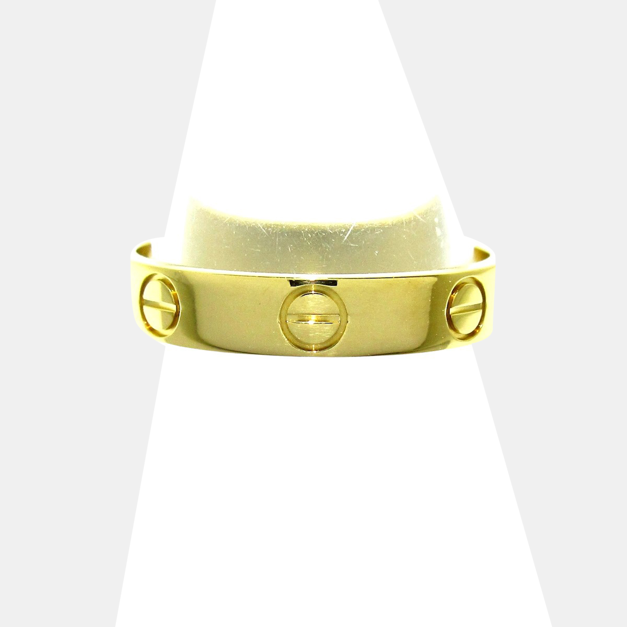

Cartier Love 18K Yellow Gold Ring EU 55