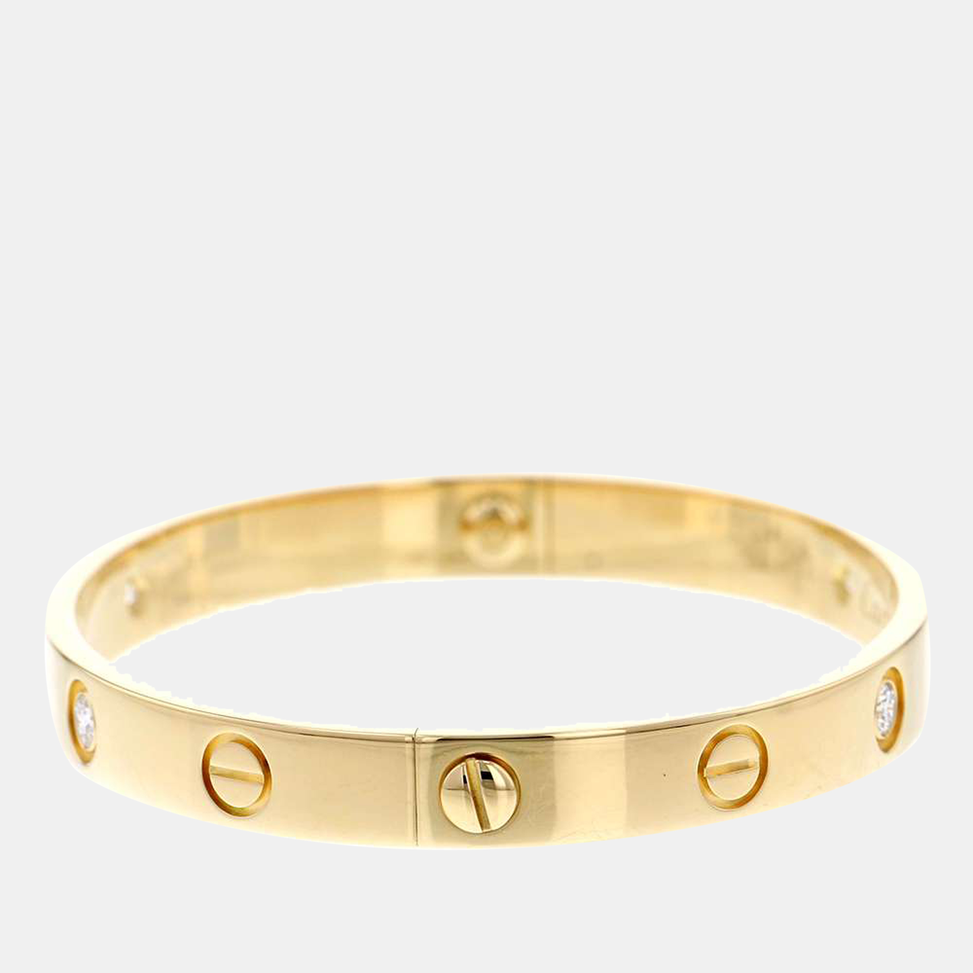 

Cartier Love 18K Yellow Gold Diamond Bracelet 16