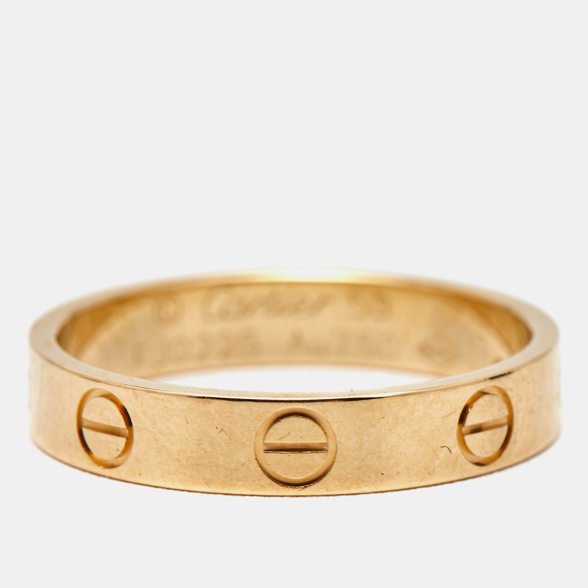 

Cartier Love 18k Yellow Gold Wedding Band Ring Size
